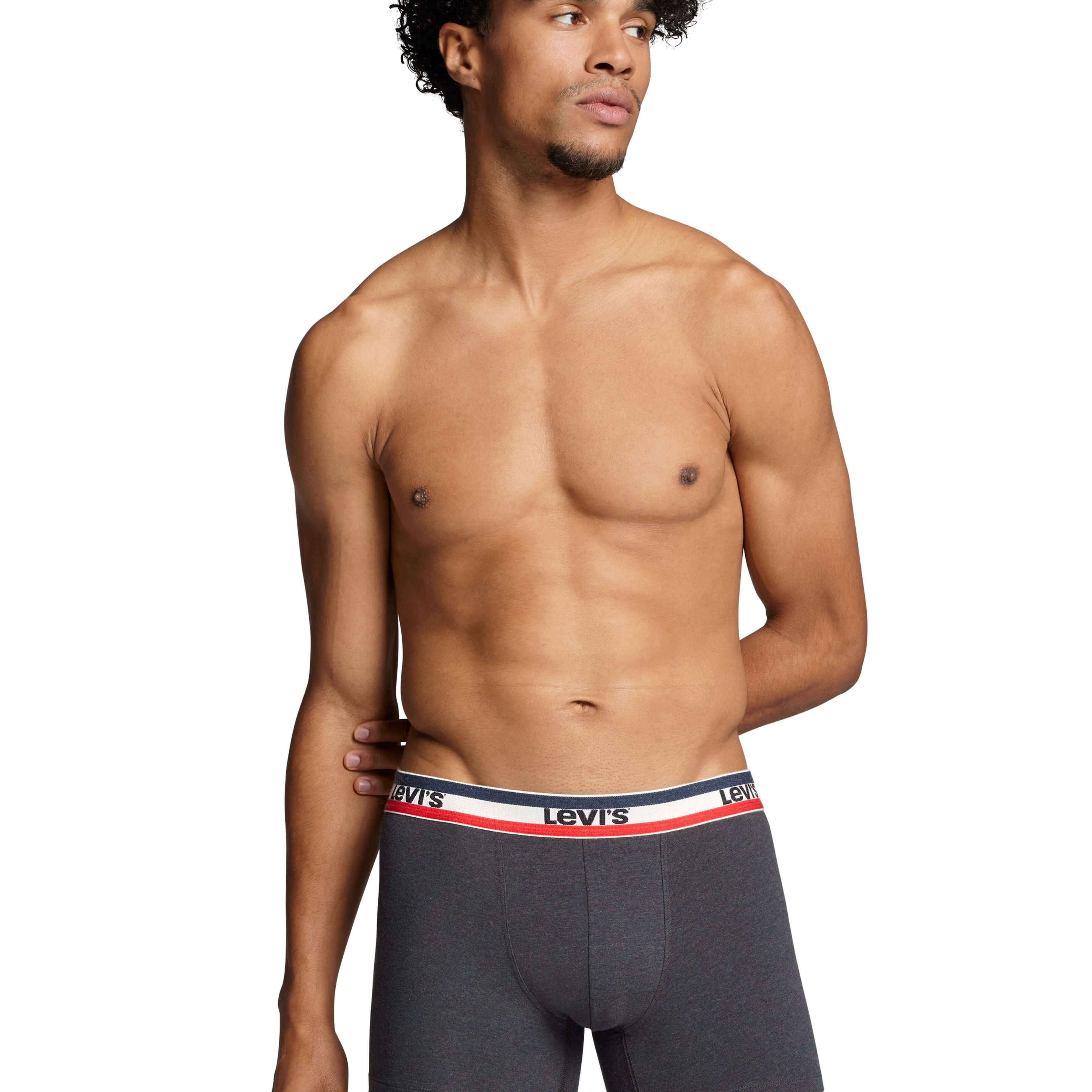 Levi's Sportswear Logo Men's Boxer Briefs 3 pack - Khaki/Grey/Black