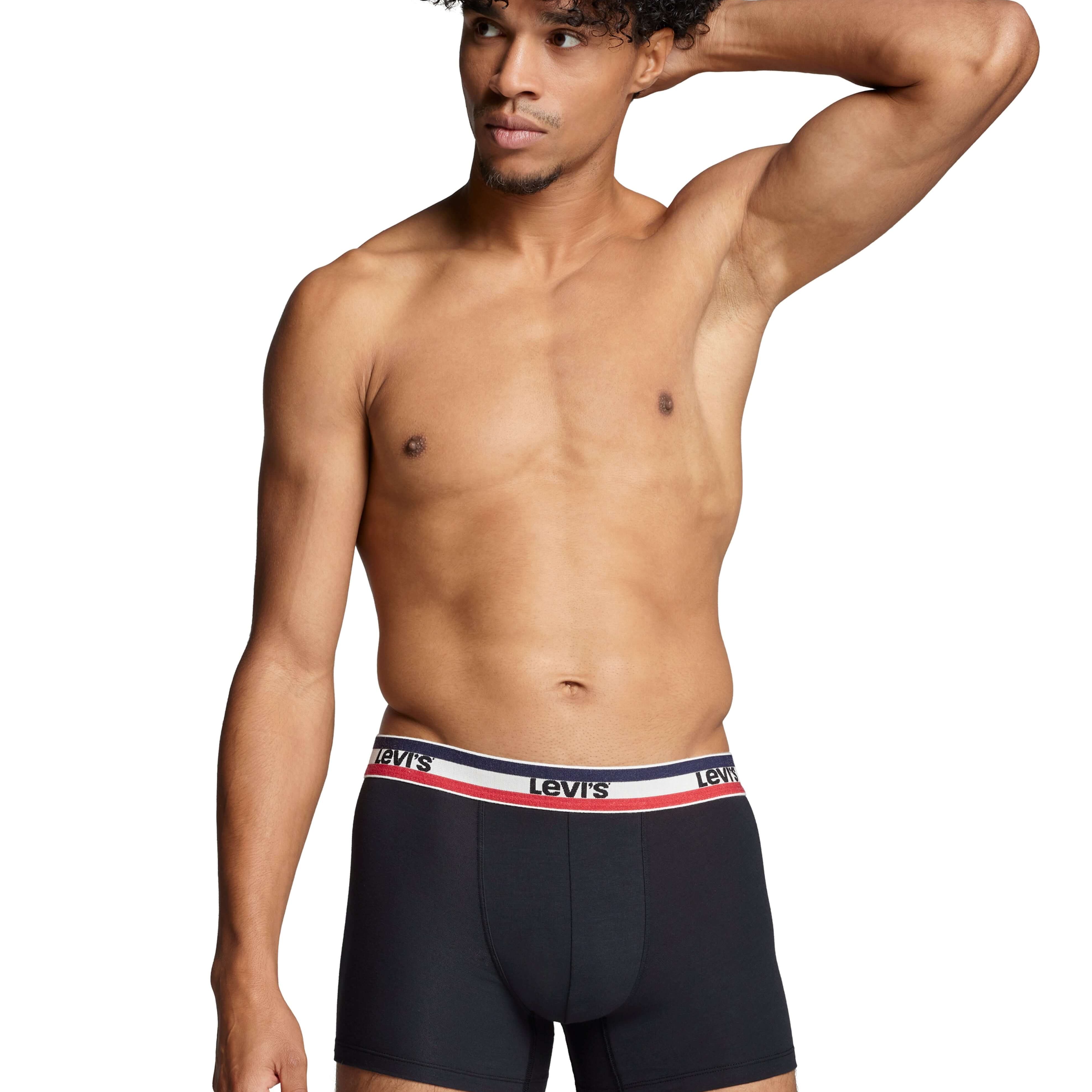 Levi's Sportswear Logo Men's Boxer Briefs 3 pack - Khaki/Grey/Black