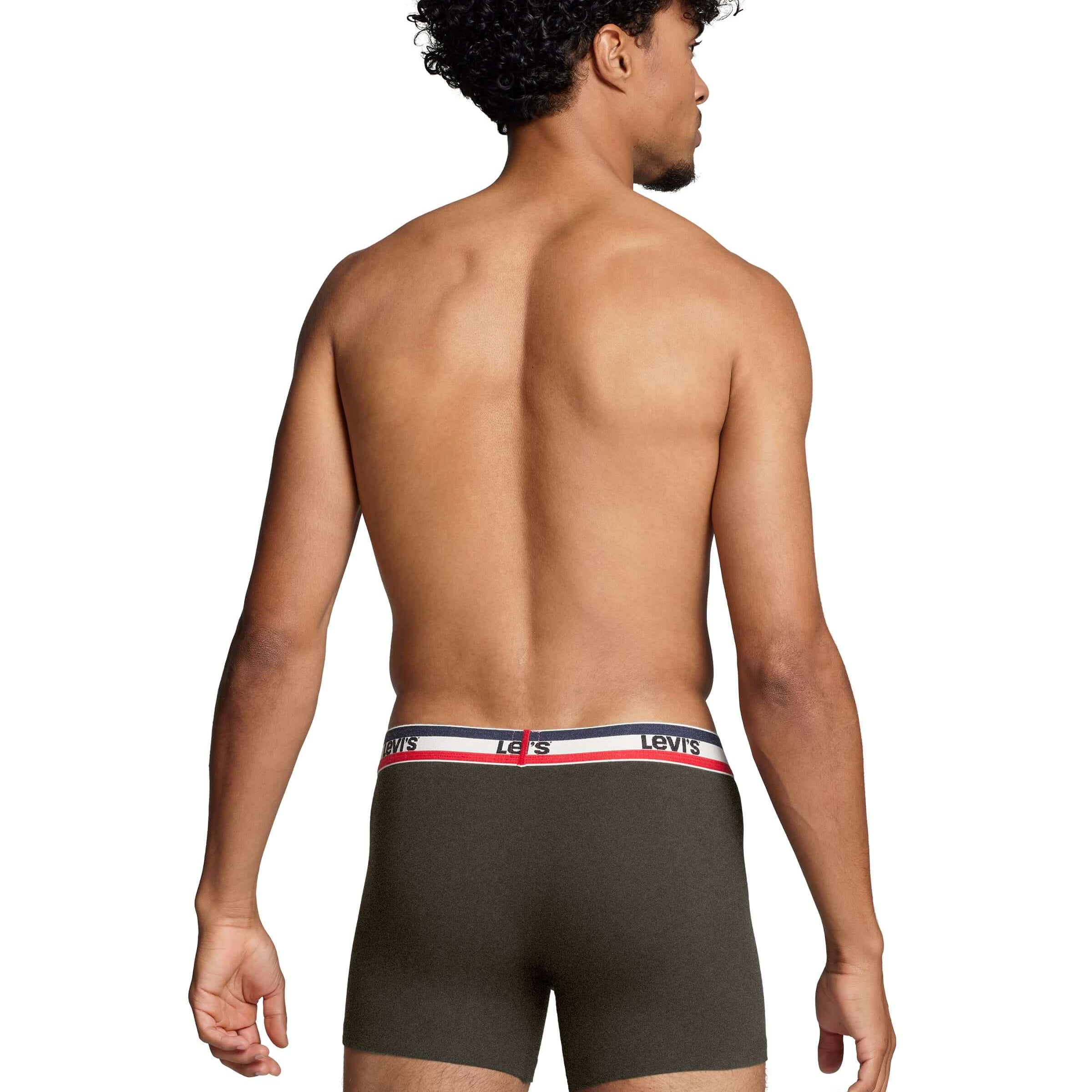 Levi's Sportswear Logo Men's Boxer Briefs 3 pack - Khaki/Grey/Black