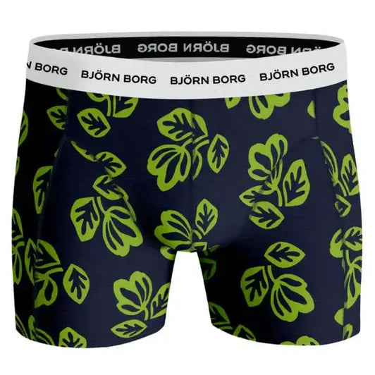 Björn Borg 5 Pack Essential Boxer - Black/ Blue/Grey/Print