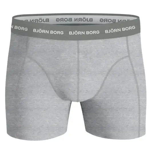 Björn Borg 5 Pack Essential Boxer - Black/ Blue/Grey/Print