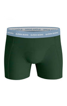 Björn Borg 3 Pack Cotton Stretch Boxers - Green Print / Black