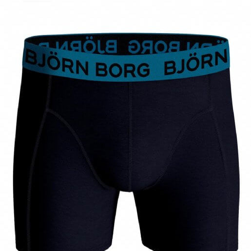 Björn Borg 5 Pack Essential Boxer - Blue With Black