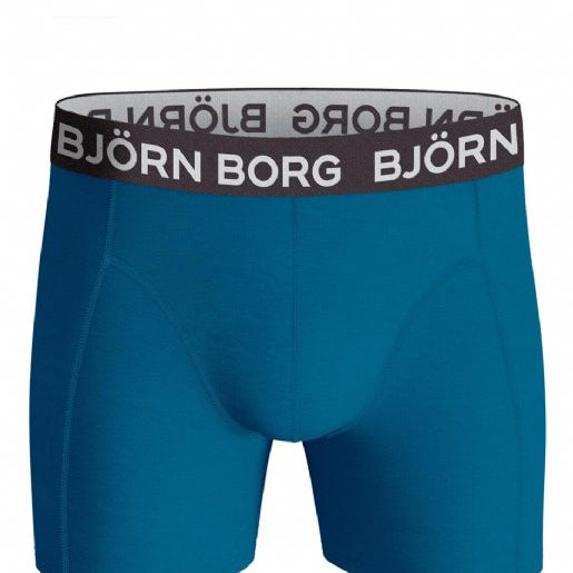 Björn Borg 5 Pack Essential Boxer - Blue With Black
