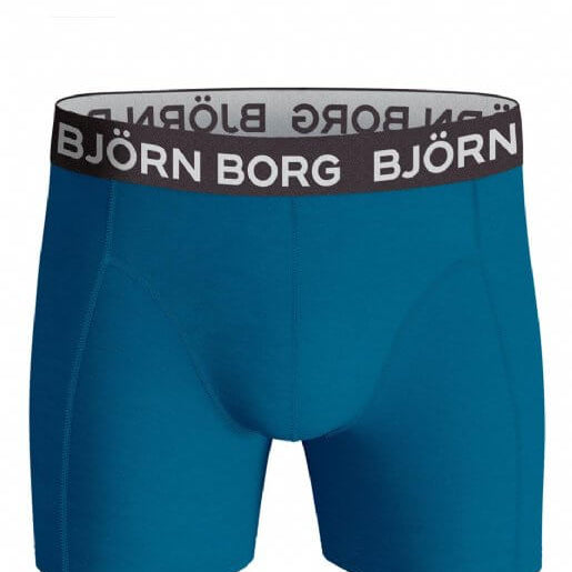 Björn Borg 5 Pack Essential Boxer - Blue With Black