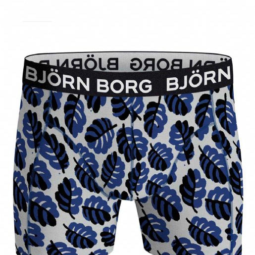Björn Borg 5 Pack Essential Boxer - Blue With Black