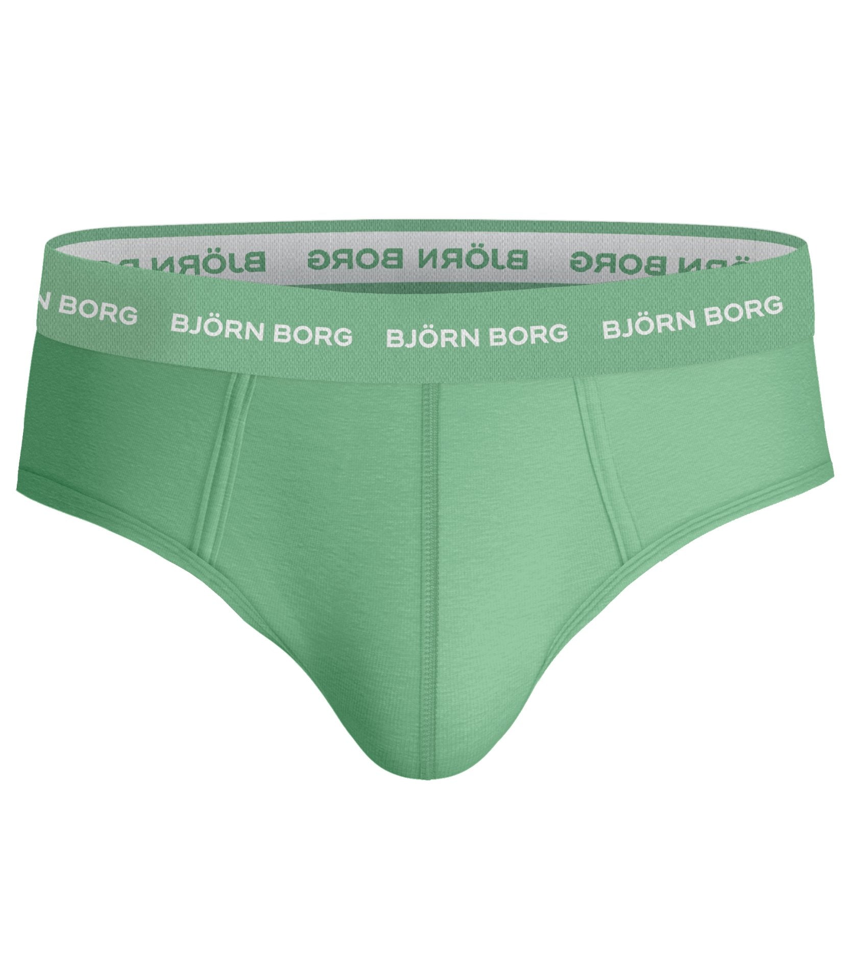 Bjorn Borg Cotton Stretch Briefs - 3pack - Black/Green/Blue