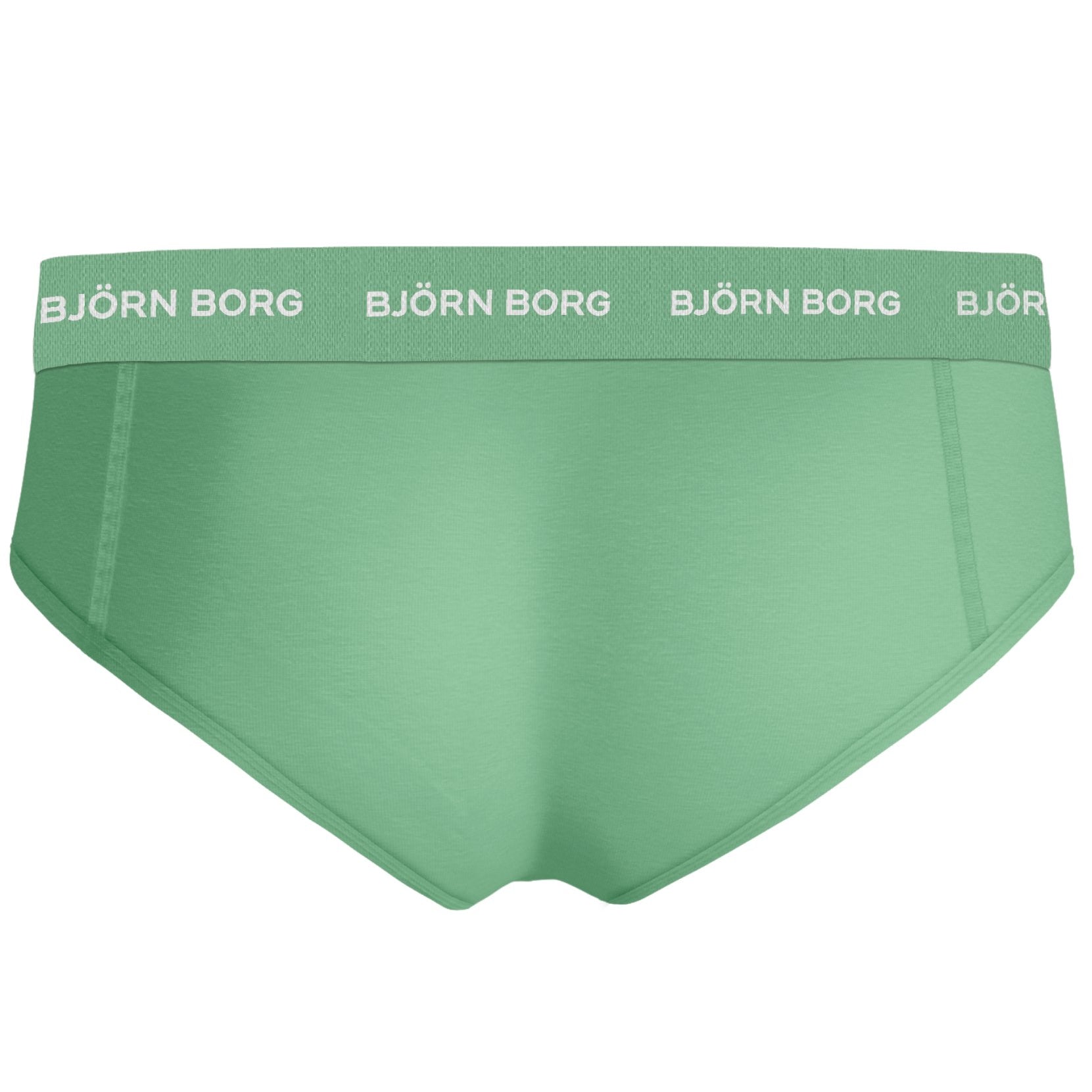 Bjorn Borg Cotton Stretch Briefs - 3pack - Black/Green/Blue