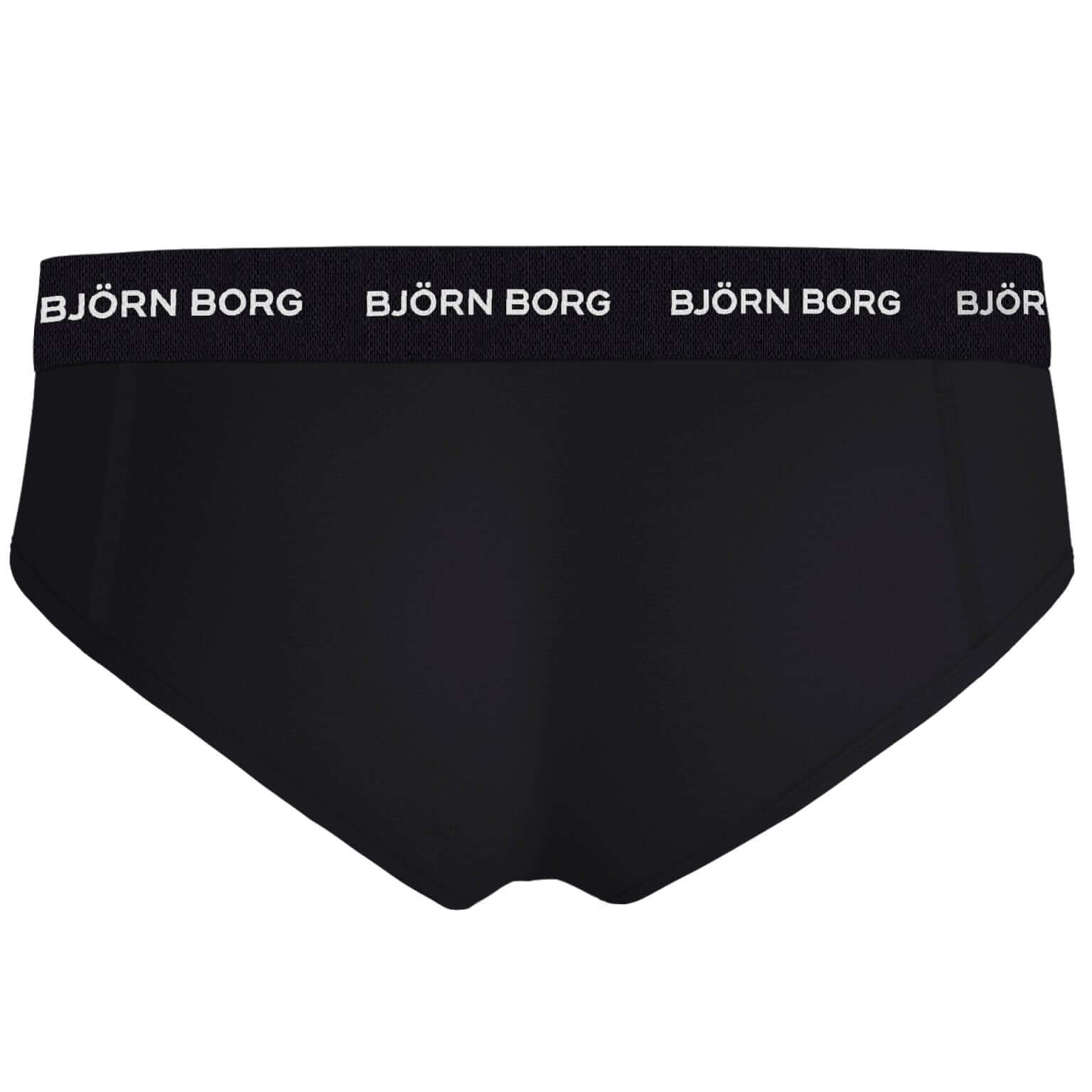 Bjorn Borg Cotton Stretch Briefs - 3pack - Black/Green/Blue
