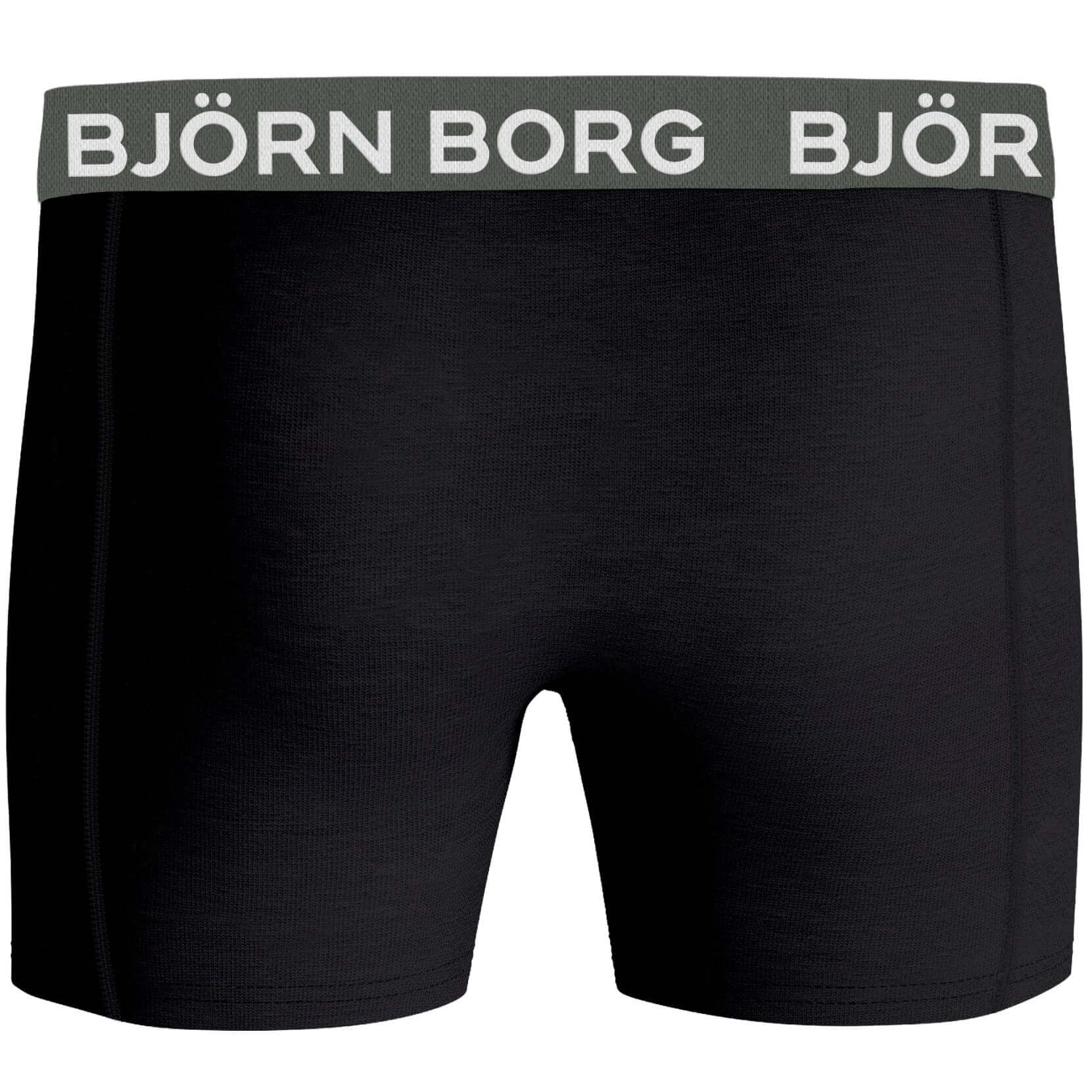 Bjorn Borg Cotton Stretch Boxer 3 Pack - Black Multi