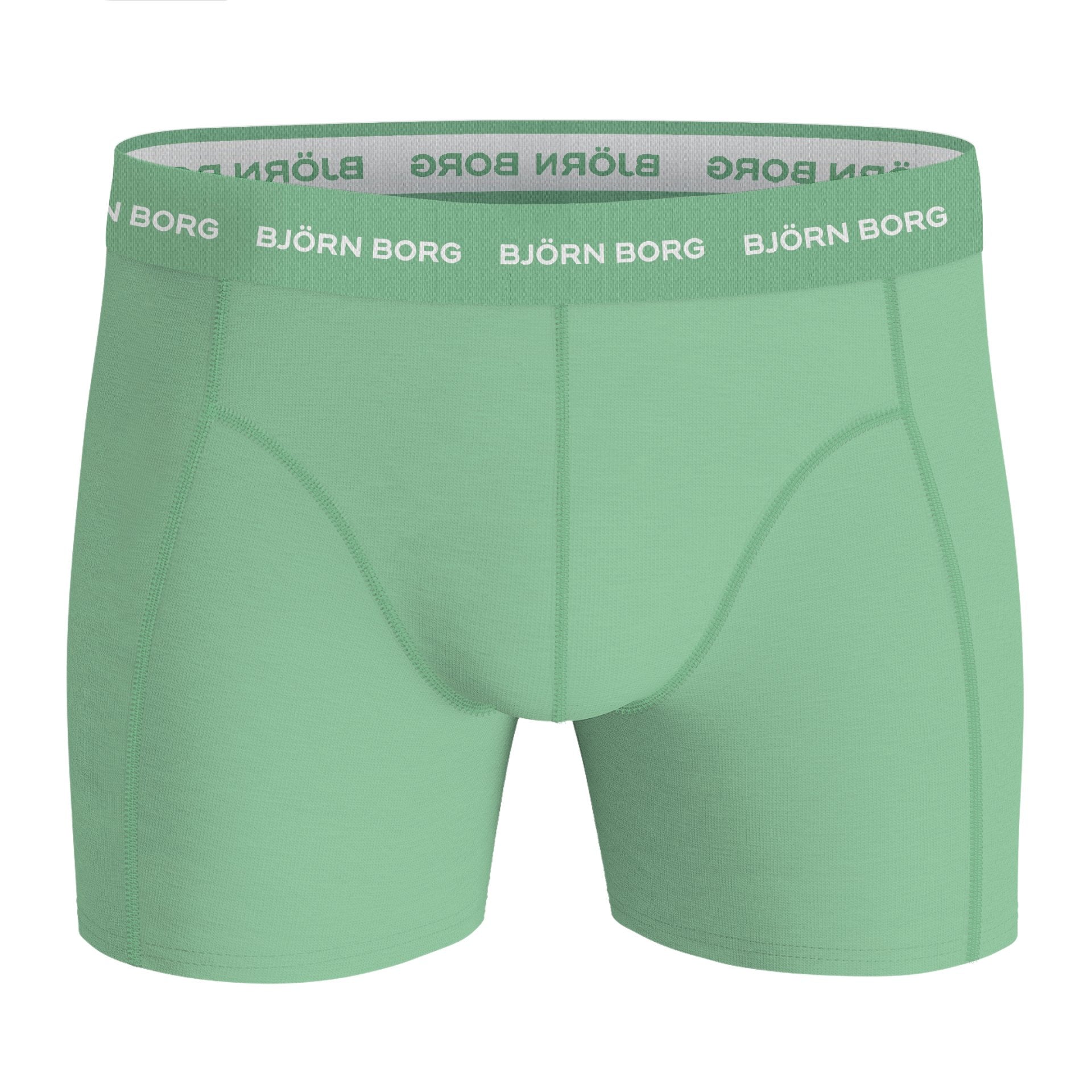 Bjorn Borg Cotton Stretch Boxer 5 pack - Melange/Green/Print/Black