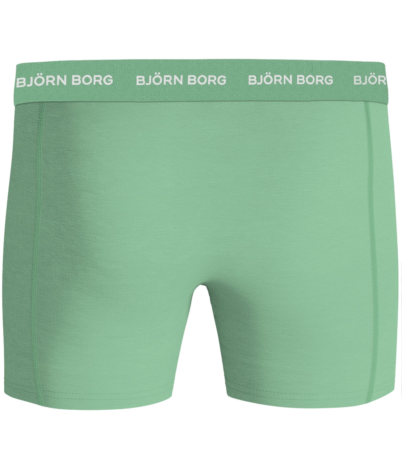 Bjorn Borg Cotton Stretch Boxer 5 pack - Melange/Green/Print/Black
