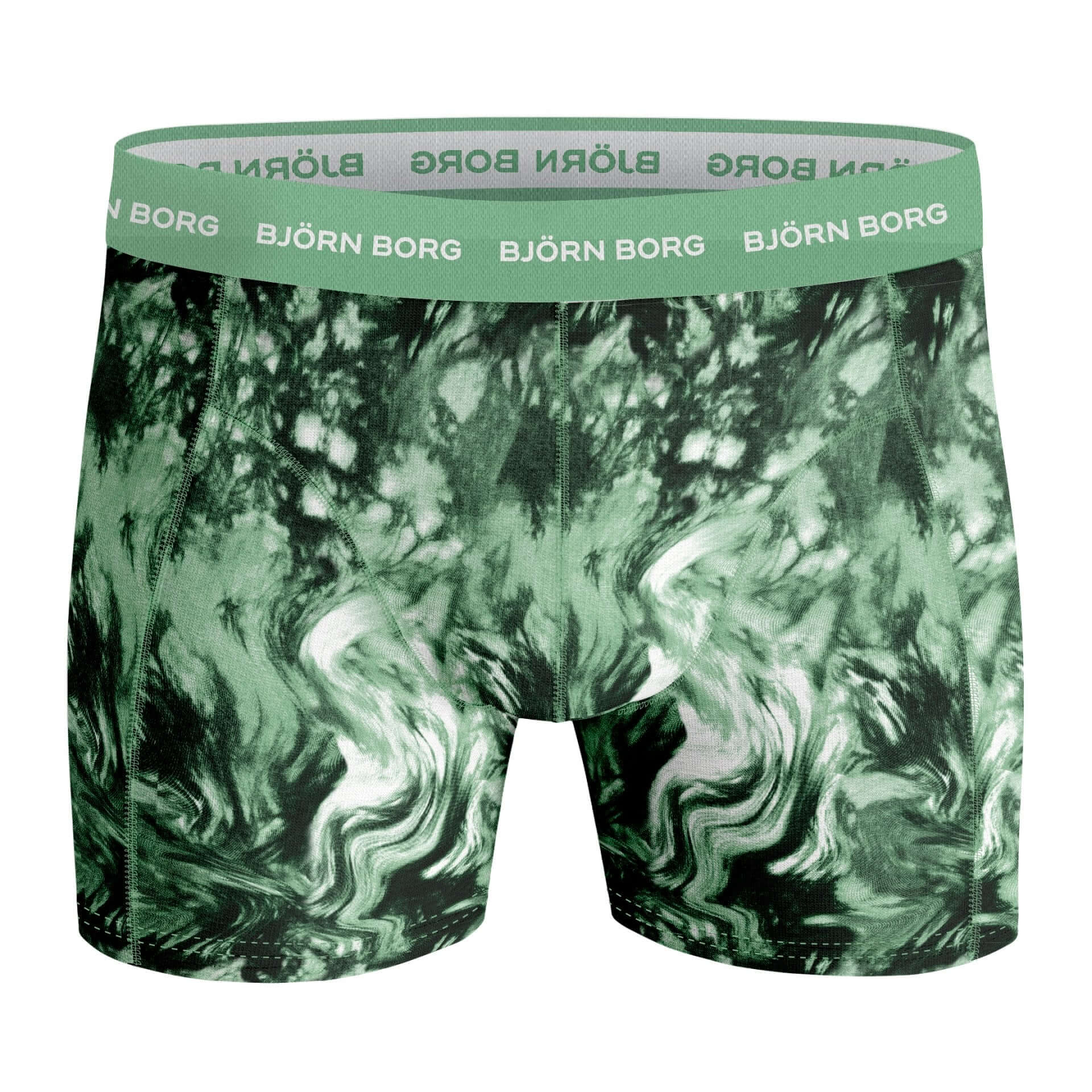 Bjorn Borg Cotton Stretch Boxer 5 pack - Melange/Green/Print/Black