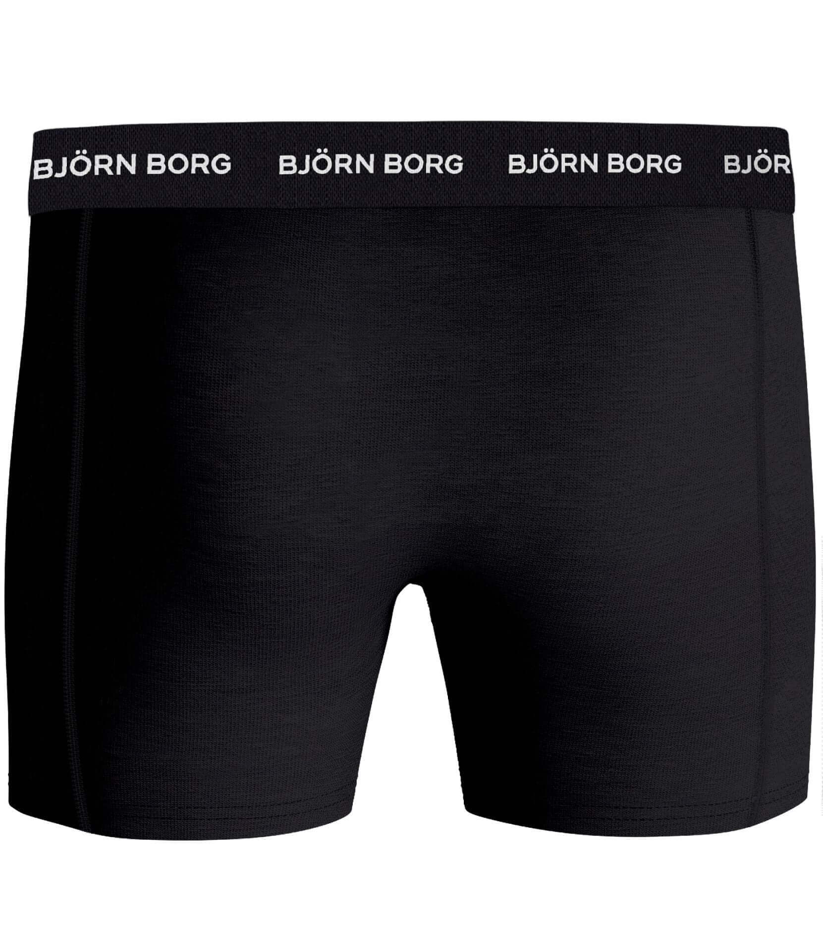 Bjorn Borg Cotton Stretch Boxer 5 pack - Melange/Green/Print/Black