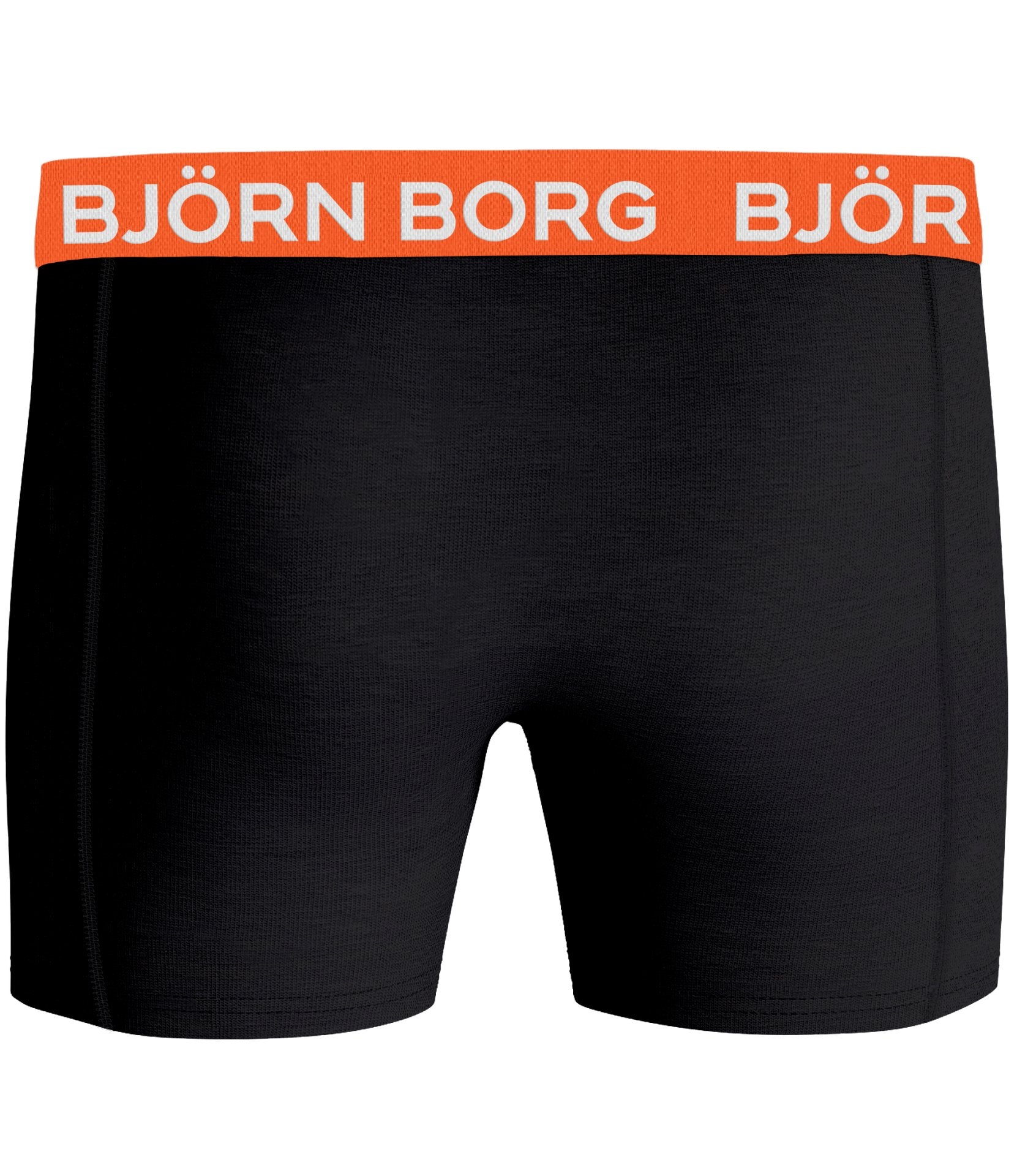Bjorn Borg Cotton Stretch Boxer 5 pack - Black With Coloured Waistbands