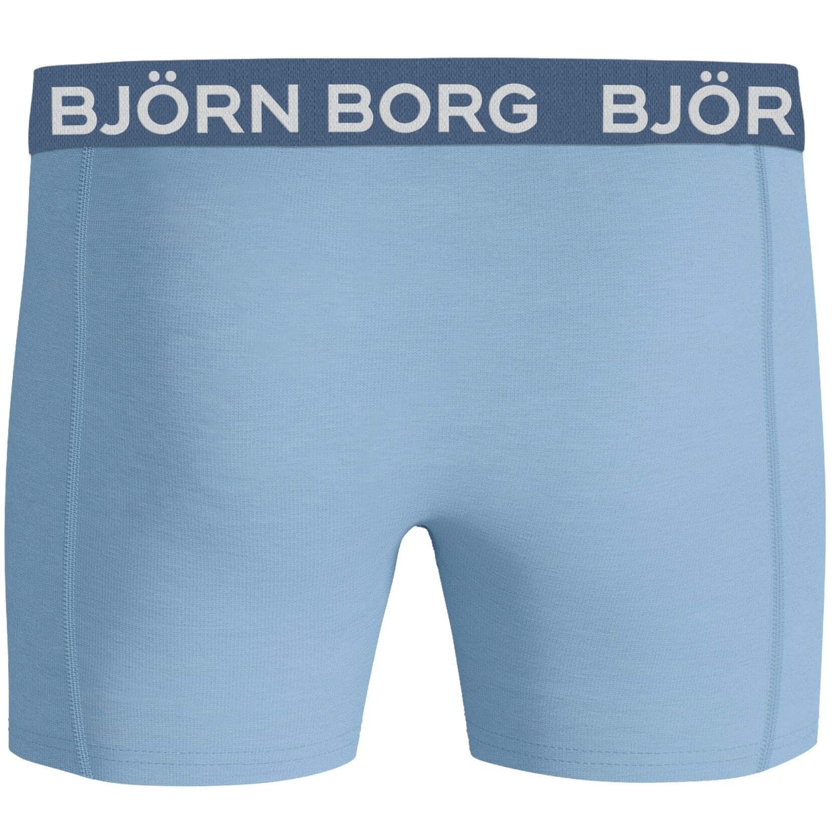 Bjorn Borg Cotton Stretch Boxer 5 pack - Blue/Print/Navy/Orange/Grey