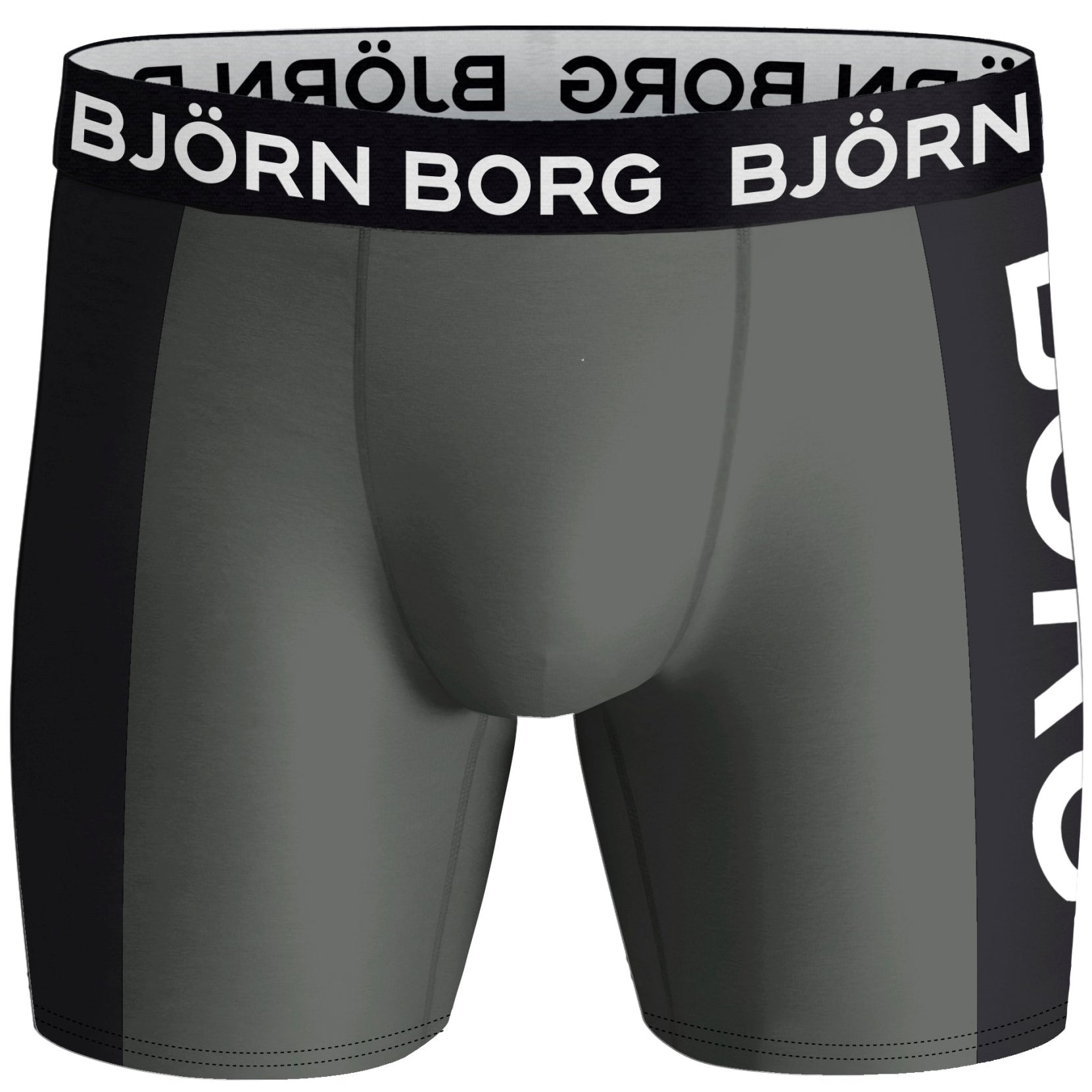 Björn Borg Performance Boxer 3-pack - Black, Print, Grey