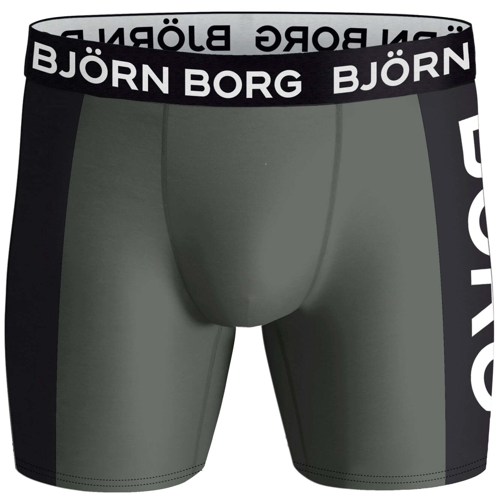 Björn Borg Performance Boxer 3-pack - Black, Print, Grey