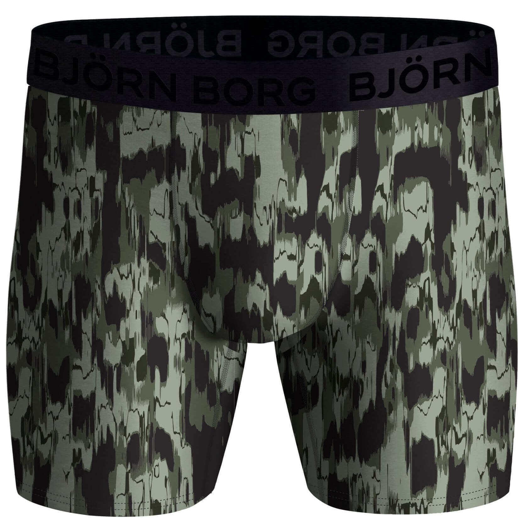 Björn Borg Performance Boxer 3-pack - Black, Print, Grey