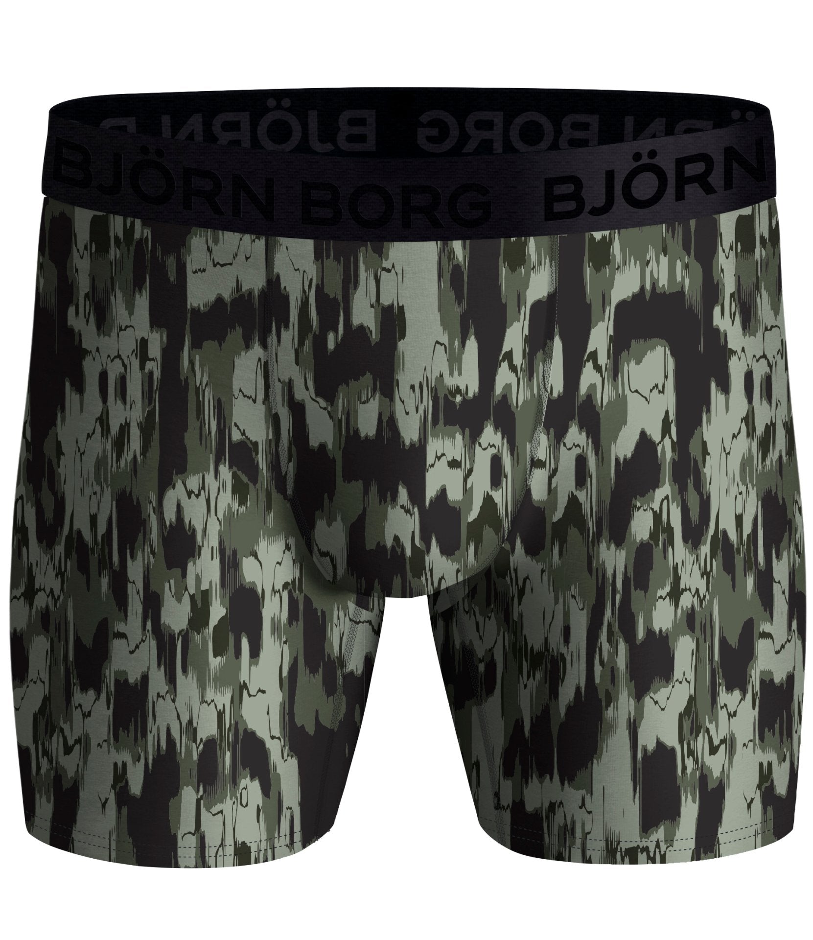 Björn Borg Performance Boxer 3-pack - Black, Print, Grey