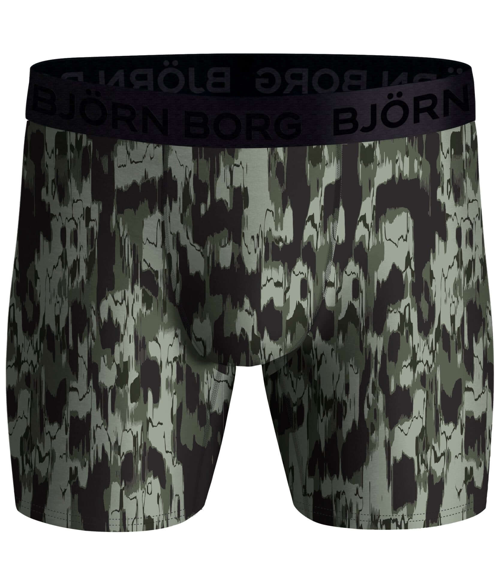 Björn Borg Performance Boxer 3-pack - Black, Print, Grey