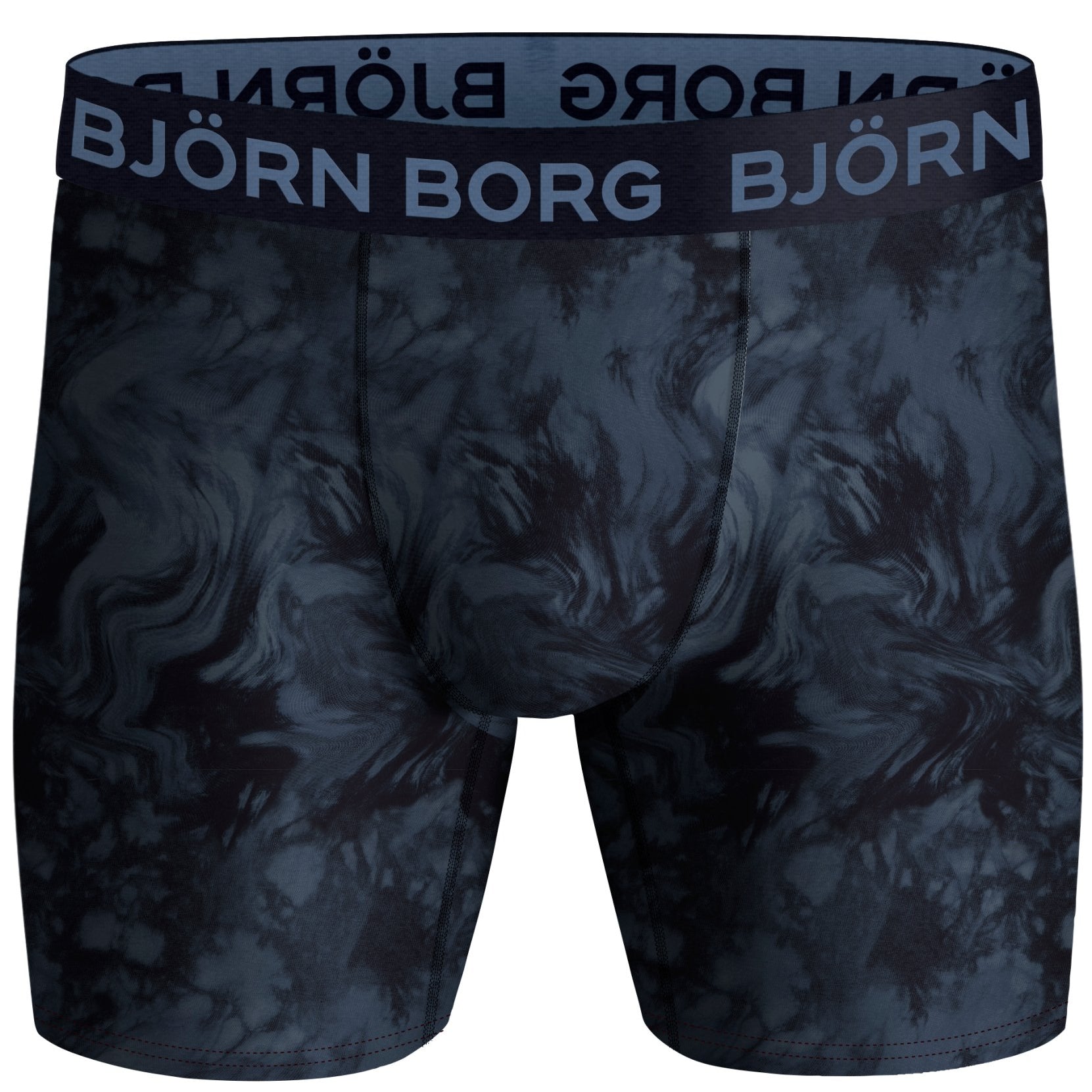 Björn Borg Performance Boxer 2 Pack - Print/Navy Blue