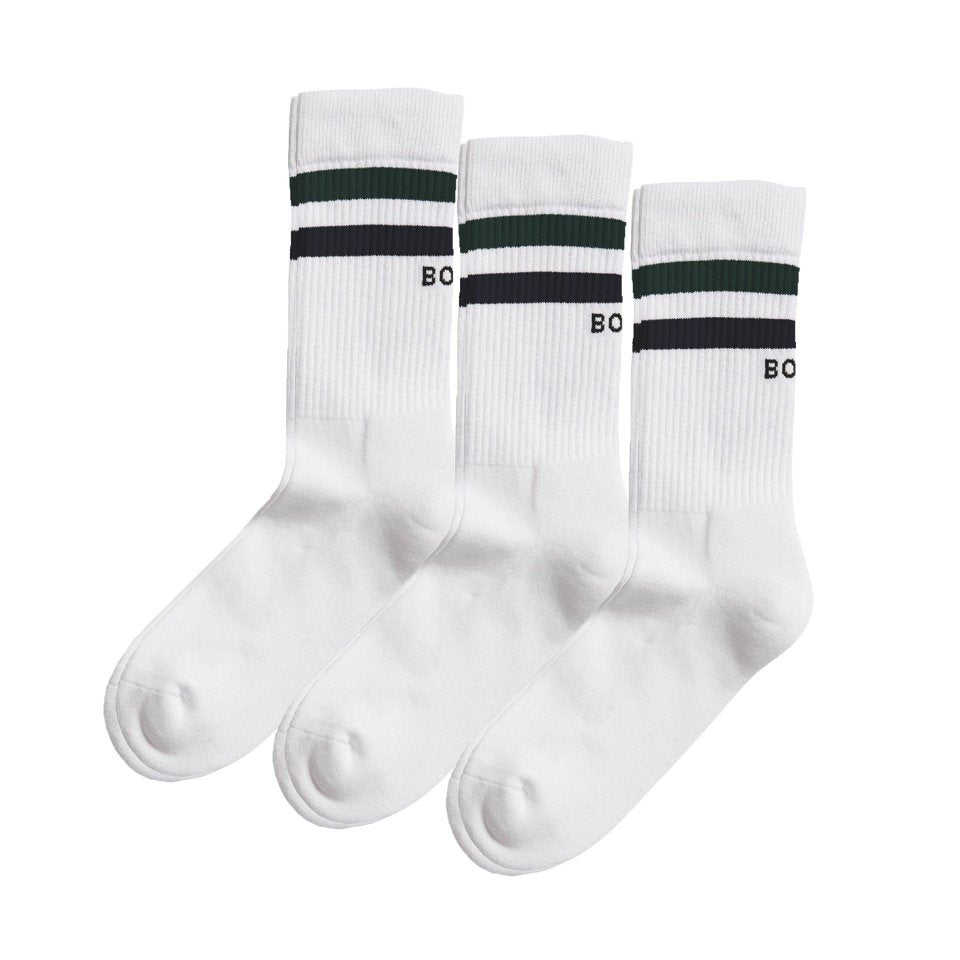 Bjorn Borg Core Crew Socks 3-pack - White
