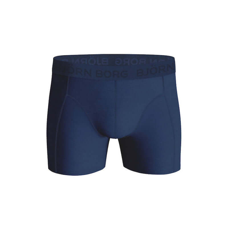 Bjorn Borg Cotton Stretch Boxer 3 Pack - Blue, Print