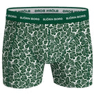 Bjorn Borg Cotton Stretch Boxer 3 Pack - Green Leaf Print / Biege