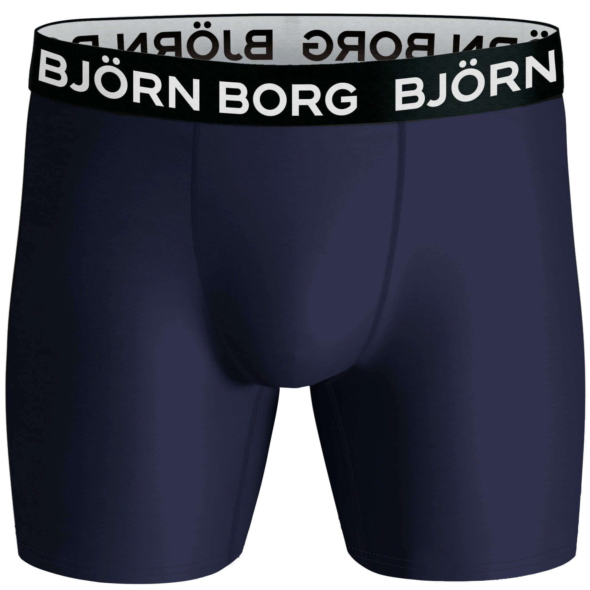 Björn Borg Performance Boxer 2 Pack - Blue, Print