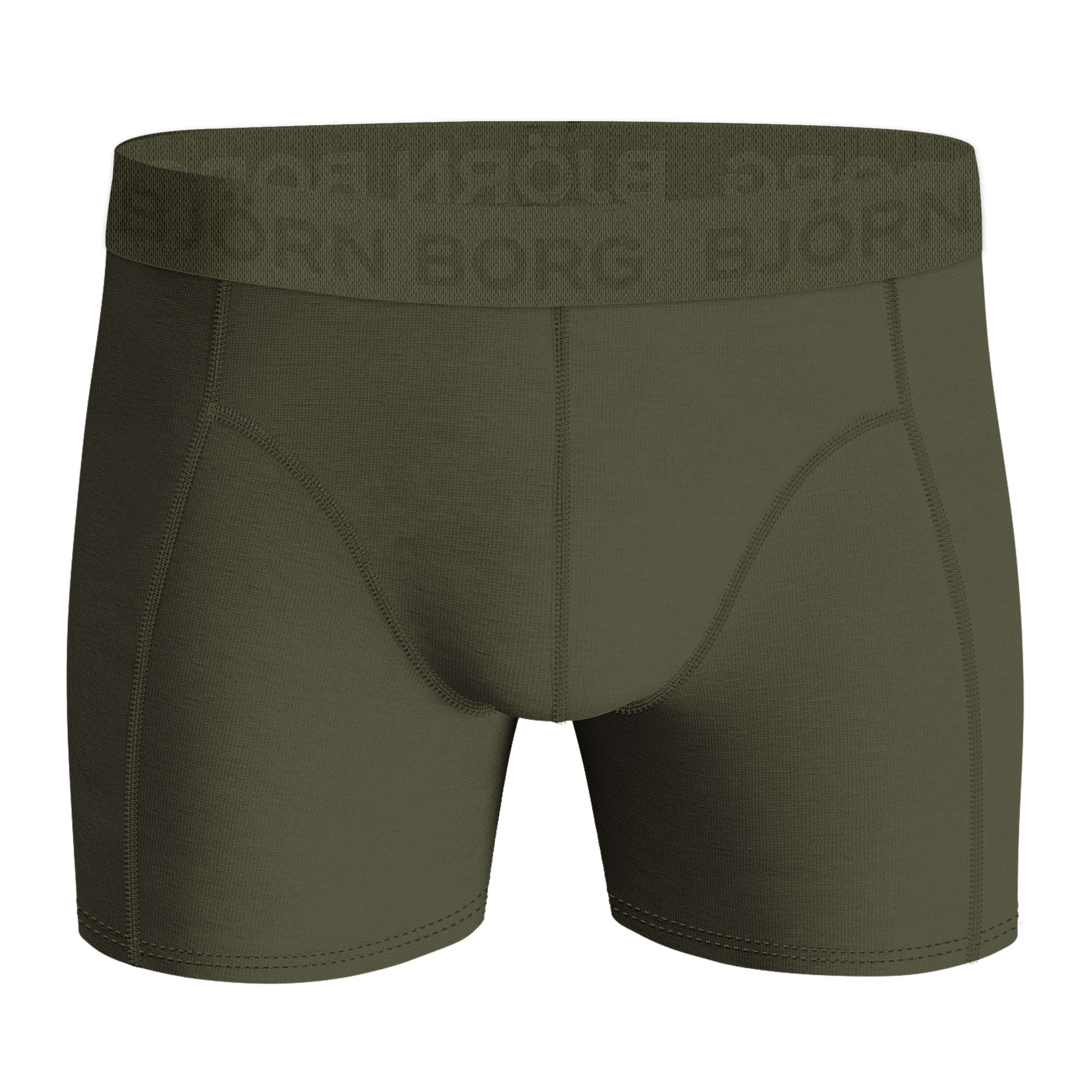 Björn Borg 5 Pack Cotton Stretch Boxers - Red/Blue/Navy/Green/Olive