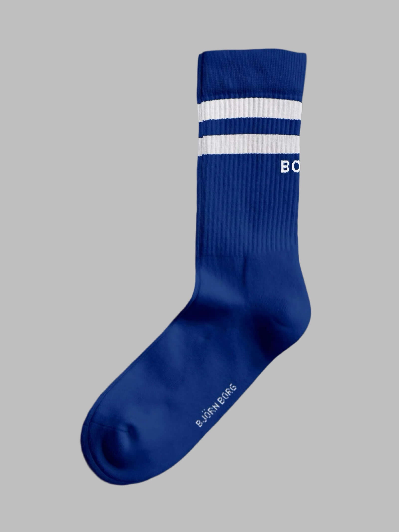 Björn Borg Core Crew Socks 3-Pack, White, Blue, Green – Cotton Blend Sports Socks