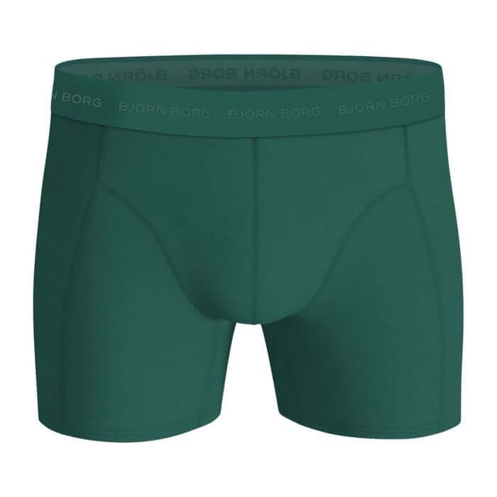 Björn Borg 3-Pack Cotton Stretch Boxers – Green / Blue / Print