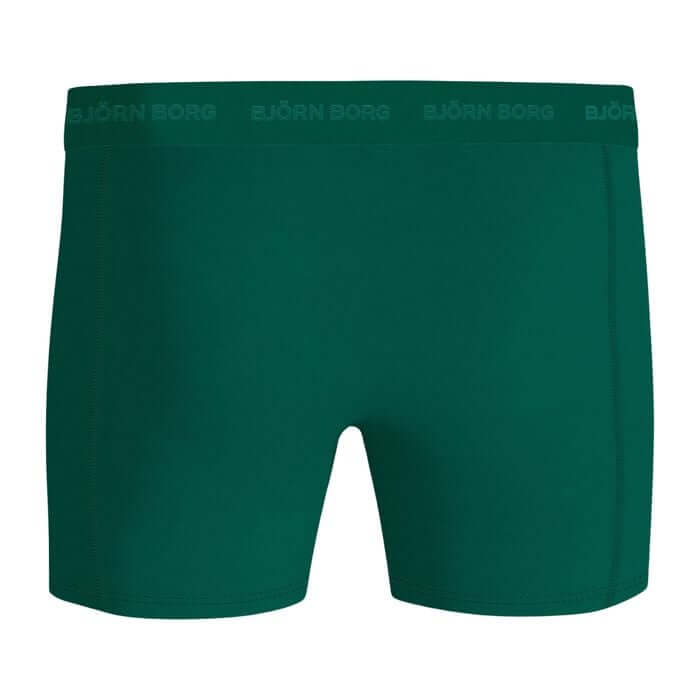 Björn Borg 3-Pack Cotton Stretch Boxers – Green / Blue / Print