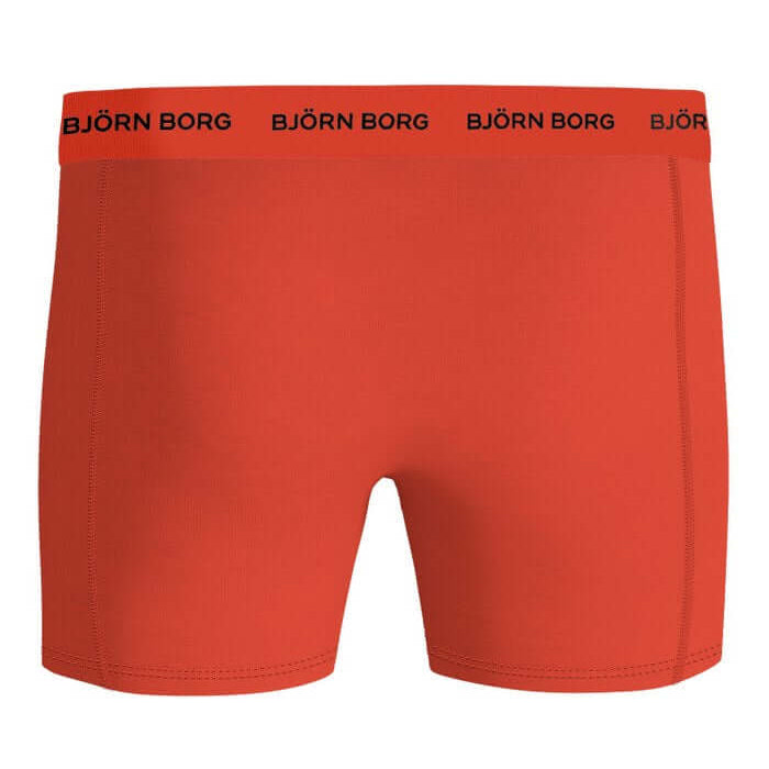 Björn Borg 3 Pack Cotton Stretch Boxers – Olive / Orange / Green Graphic