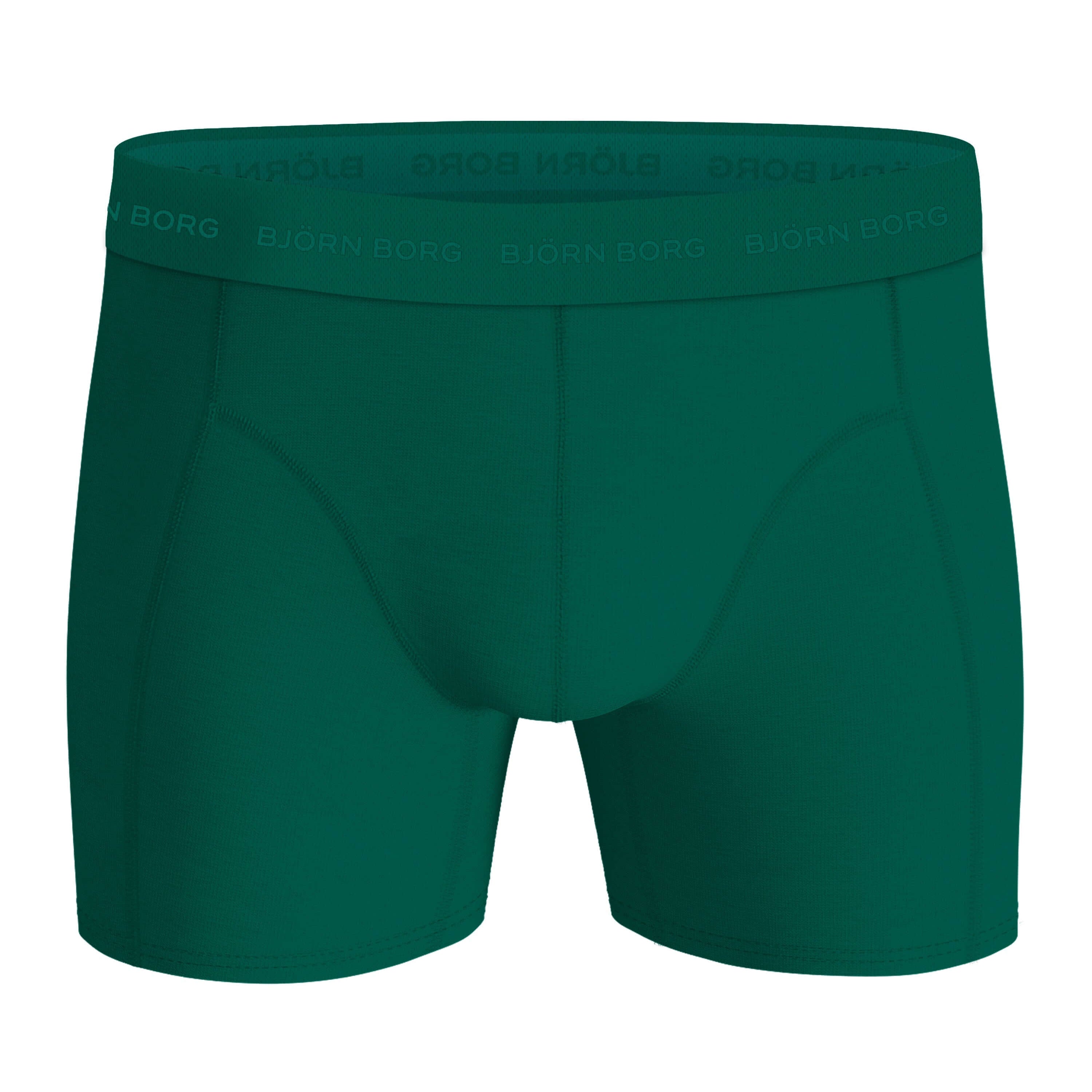 Björn Borg 3 Pack Cotton Stretch Boxers – Green Design