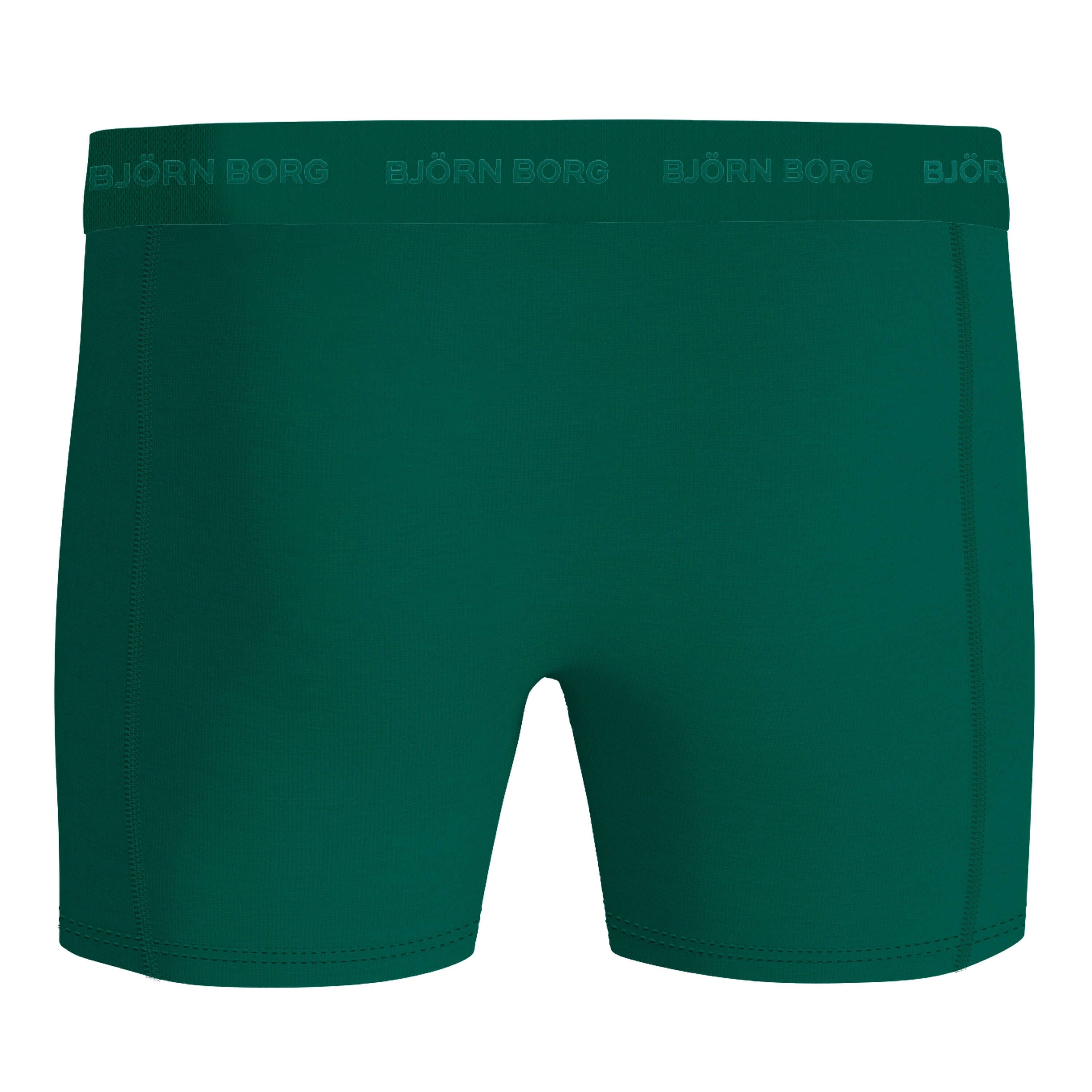 Björn Borg 3 Pack Cotton Stretch Boxers – Green Design