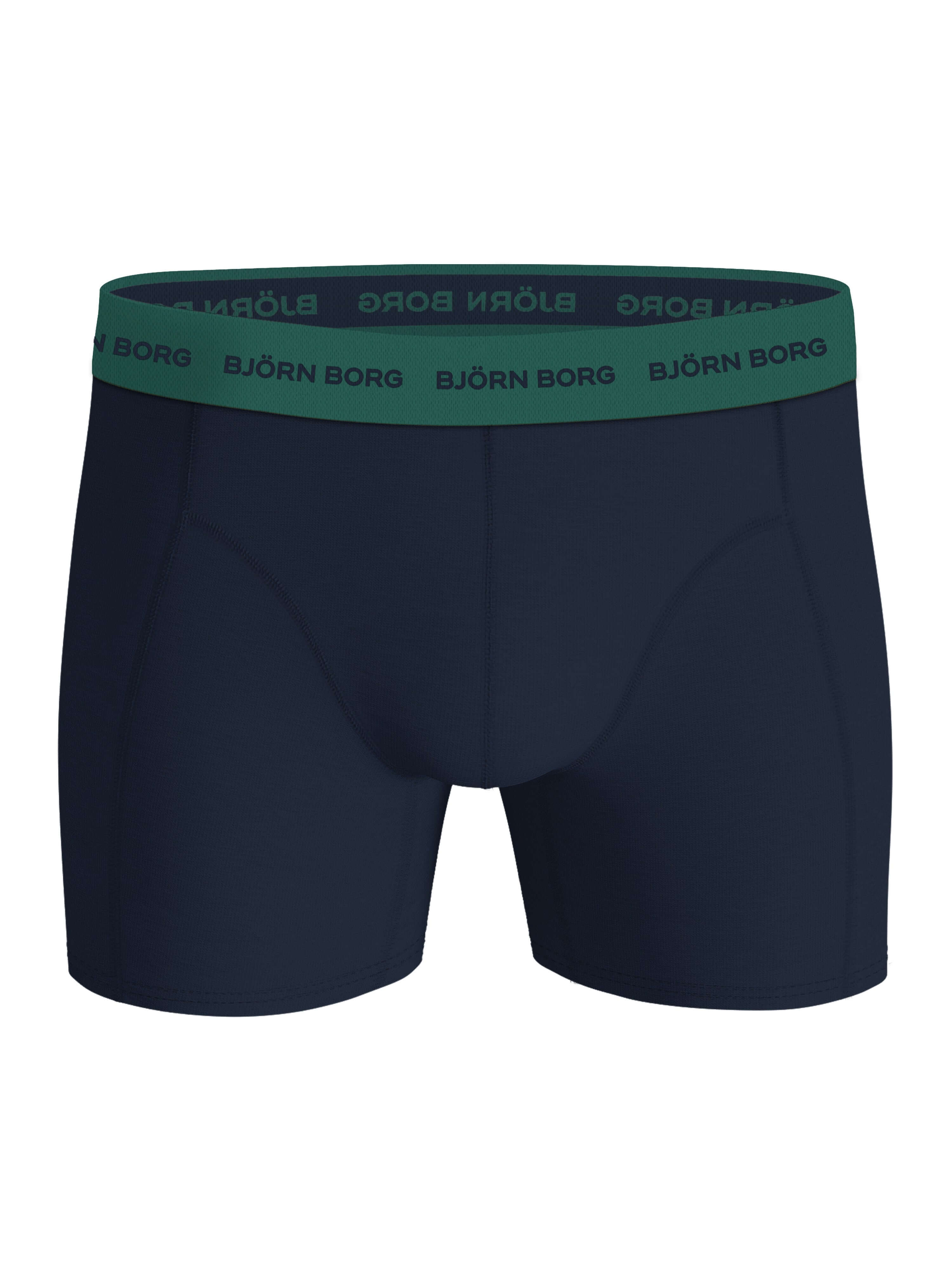Björn Borg 3 Pack Cotton Stretch Boxers – Green Design