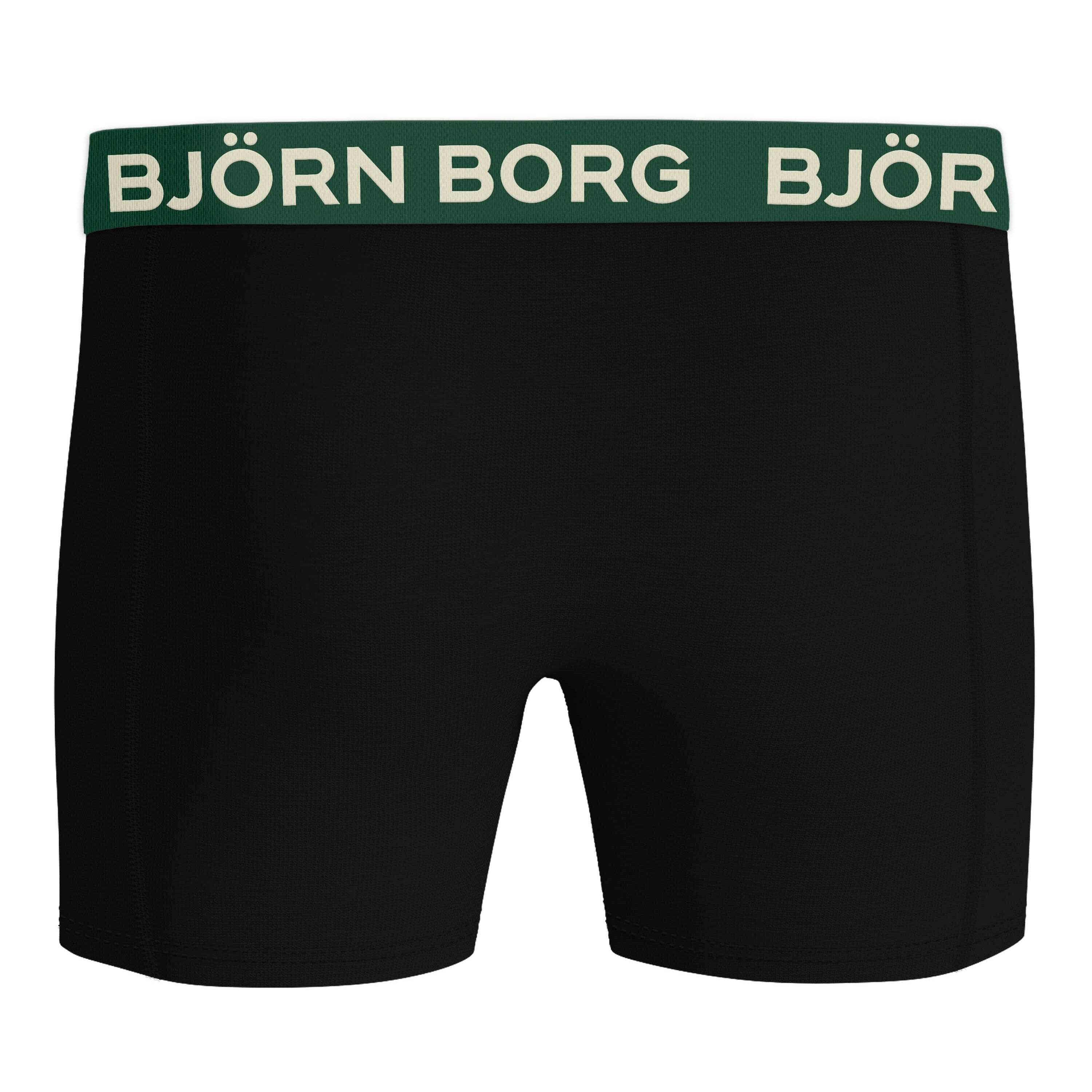 Björn Borg 3-Pack Cotton Stretch Boxers – Winetasting/Blue/Black