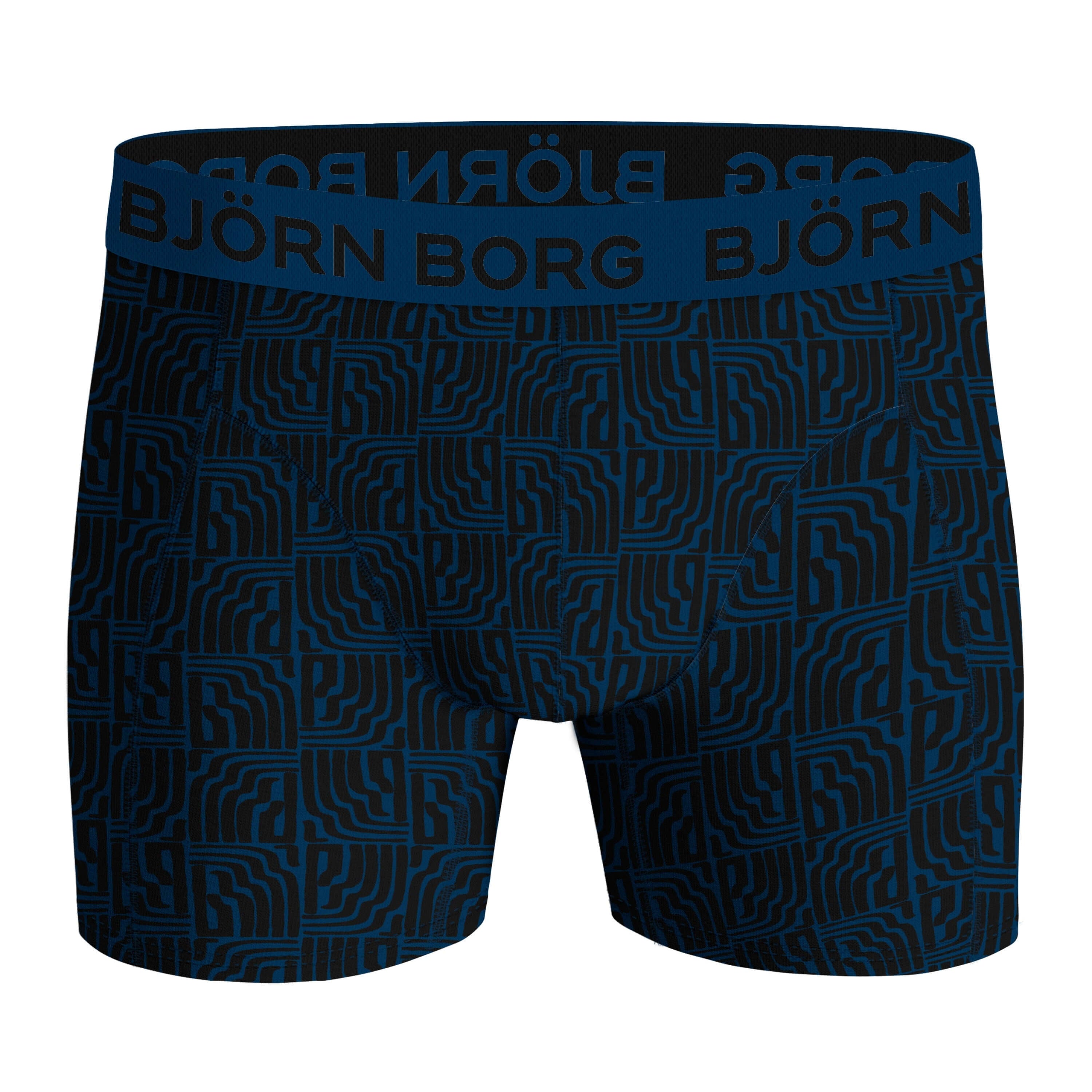Björn Borg 3-Pack Cotton Stretch Boxers – Winetasting/Blue/Black