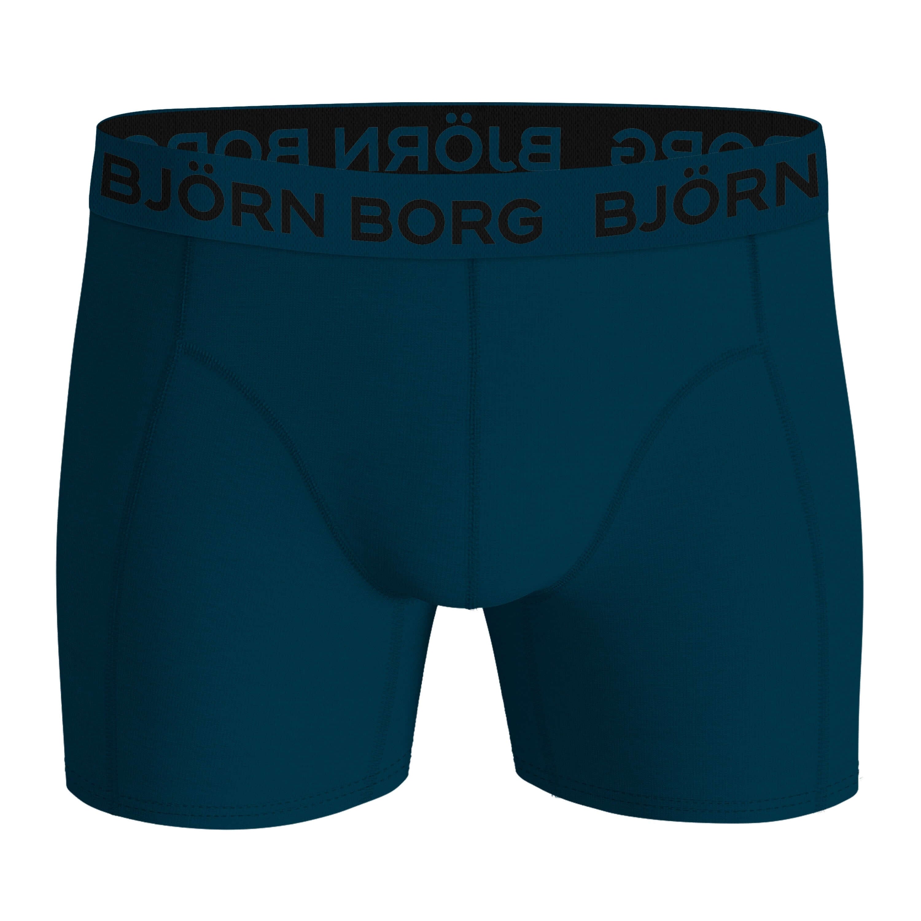 Björn Borg 3-Pack Cotton Stretch Boxers – Blue / Pink Print