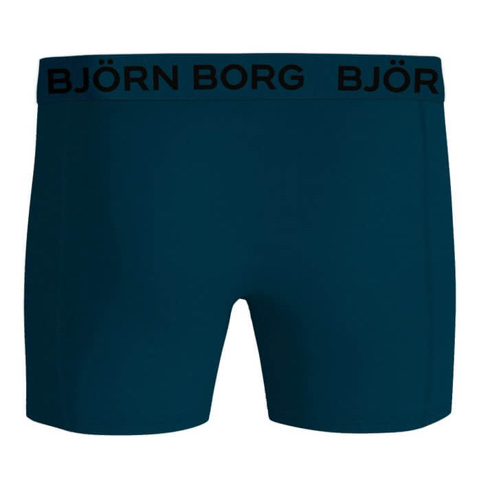 Björn Borg 3-Pack Cotton Stretch Boxers – Blue/Green Design
