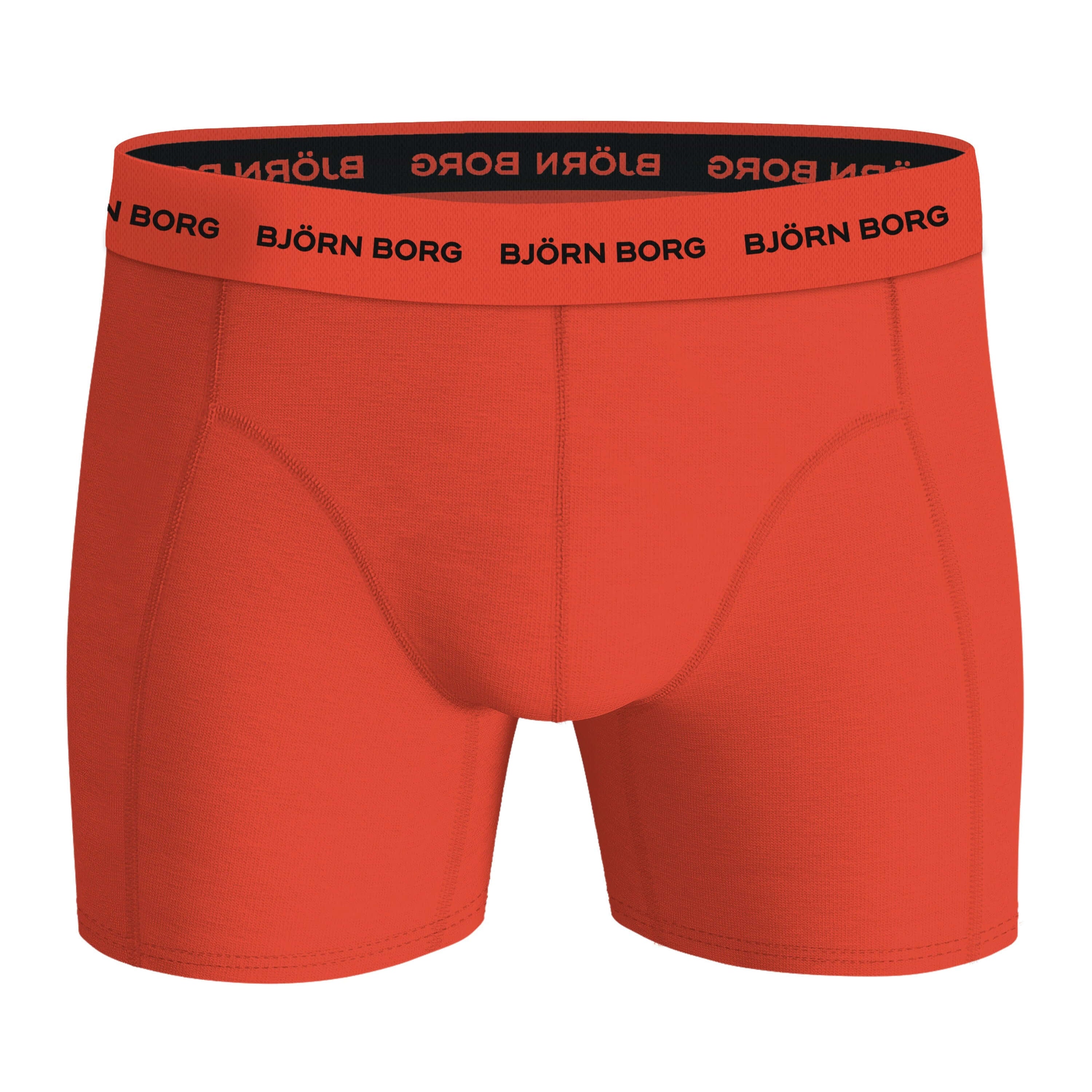 Björn Borg 5 Pack Cotton Stretch Boxers - Black, Green, Print, Orange