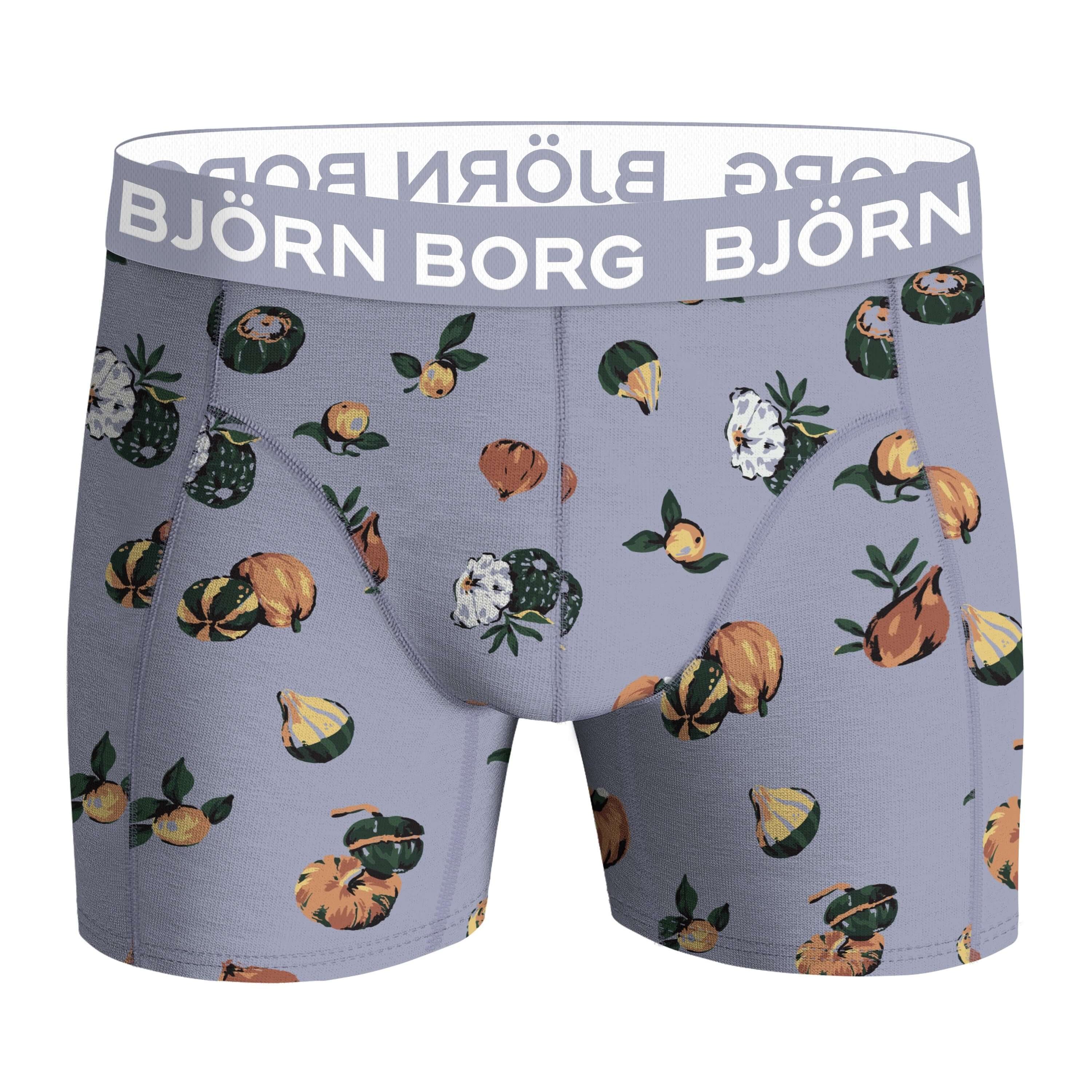 Björn Borg 5 Pack Cotton Stretch Boxers - Black, Blue, Pink, Print