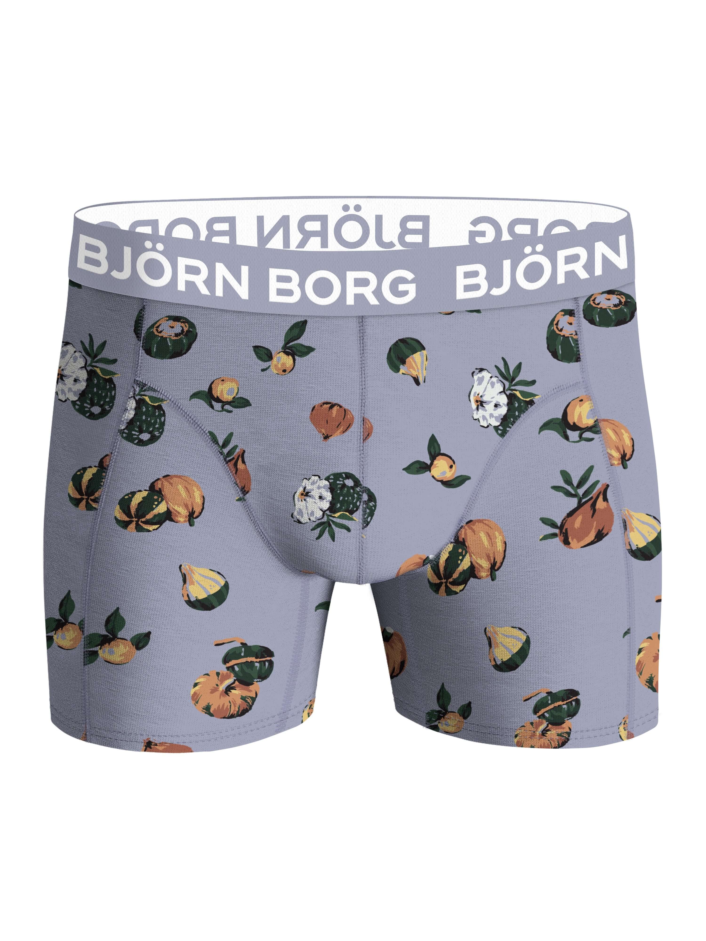 Björn Borg 5 Pack Cotton Stretch Boxers - Black, Blue, Pink, Print