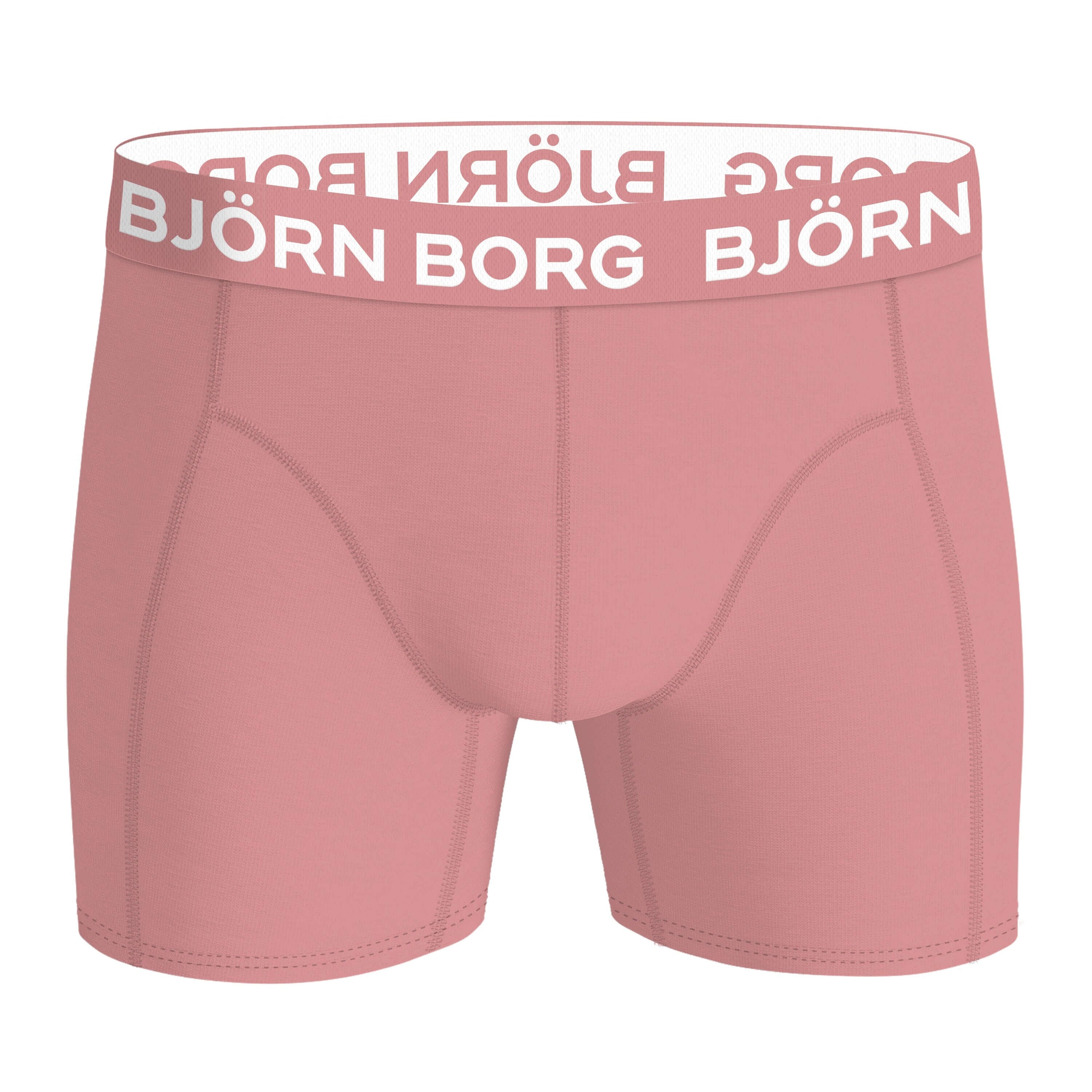 Björn Borg 5 Pack Cotton Stretch Boxers - Black, Blue, Pink, Print