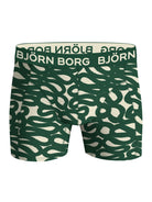 Björn Borg 5 Pack Cotton Stretch Boxers -Black, Green, Print, Red