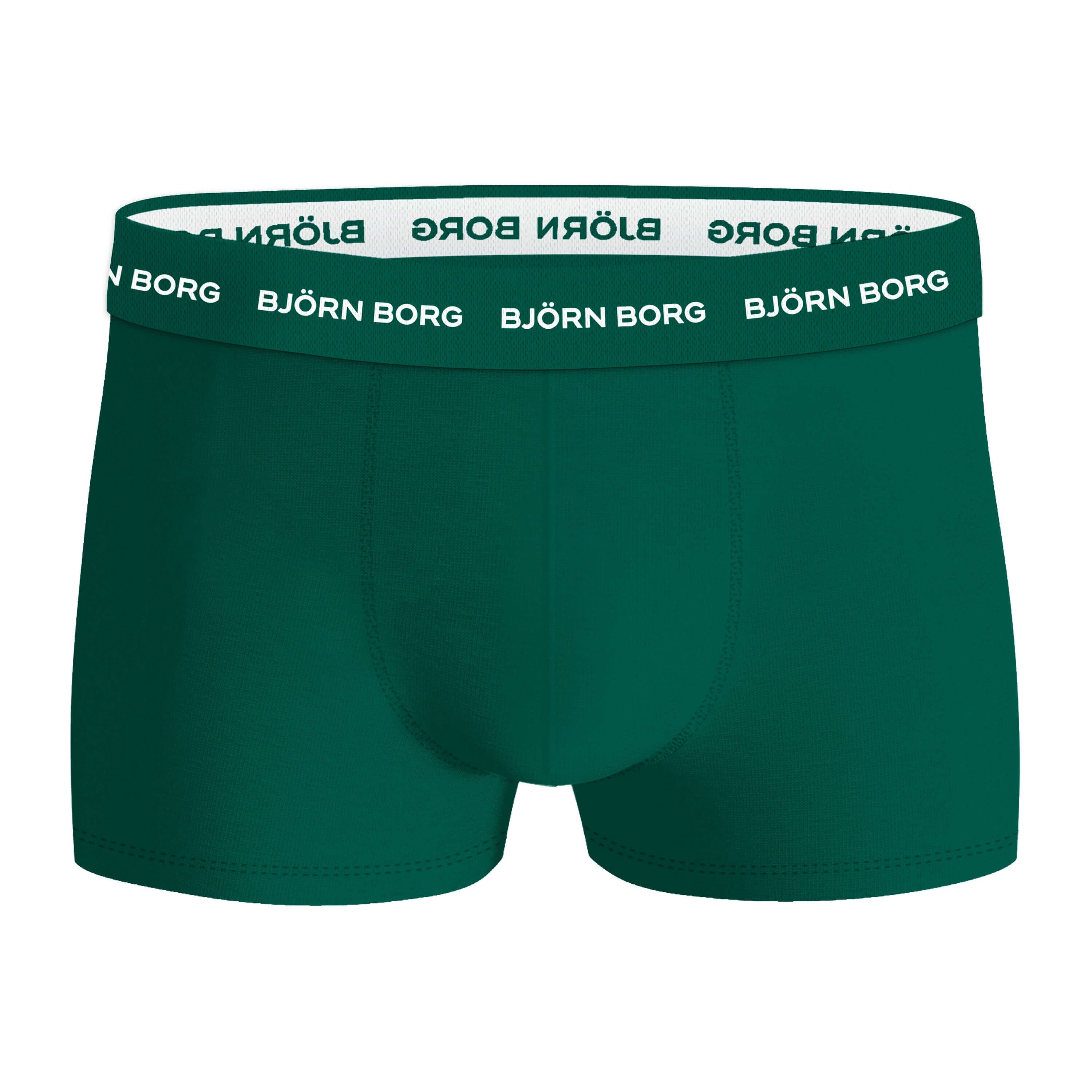 Björn Borg Cotton Stretch Trunks 3-pack - Blue, Green