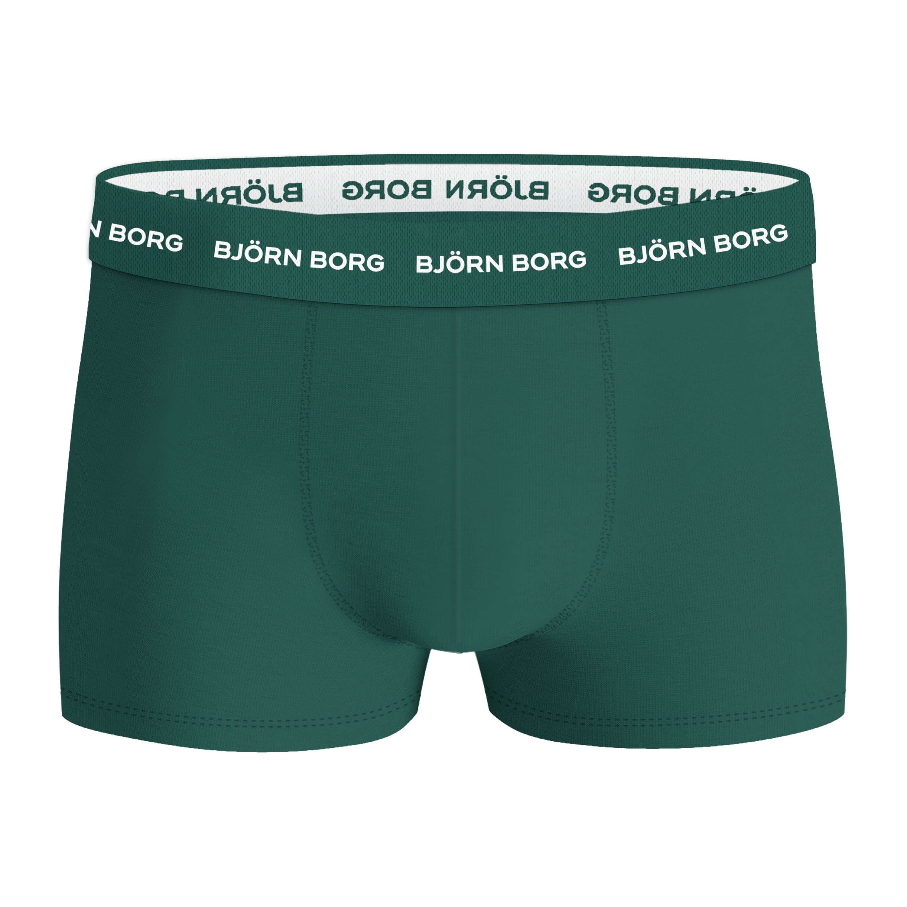 Björn Borg Cotton Stretch Trunks 3-pack - Blue, Green