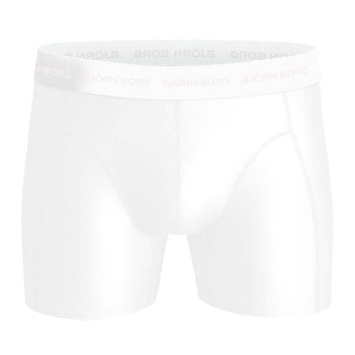 Björn Borg Men's Microfiber Boxer 3-Pack – White, Blue, Grey
